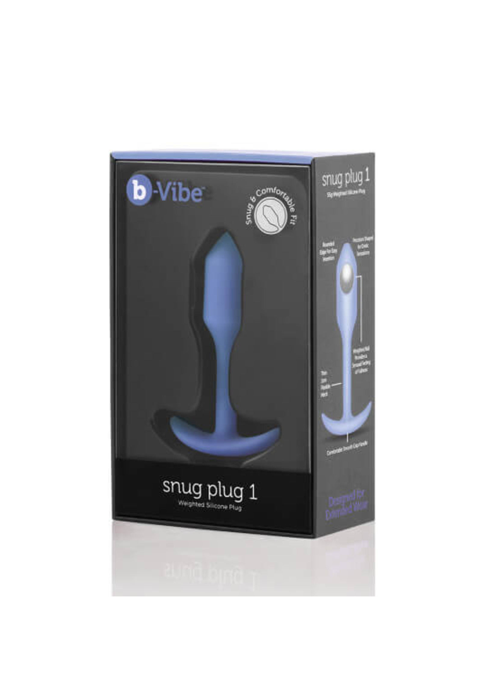 B-Vibe Snug Plug 1 - Violet