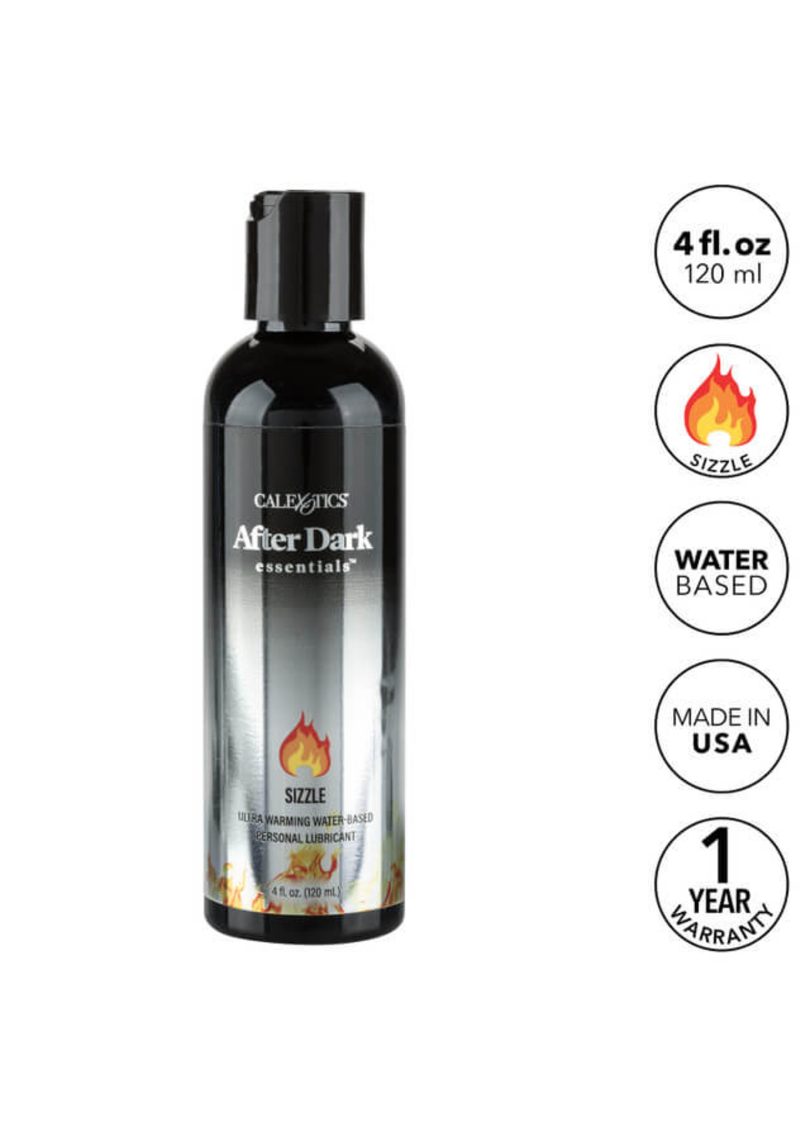 After Dark Essentials Sizzle Ultra Warming Water-Based Personal Lubricant 4 fl. oz.