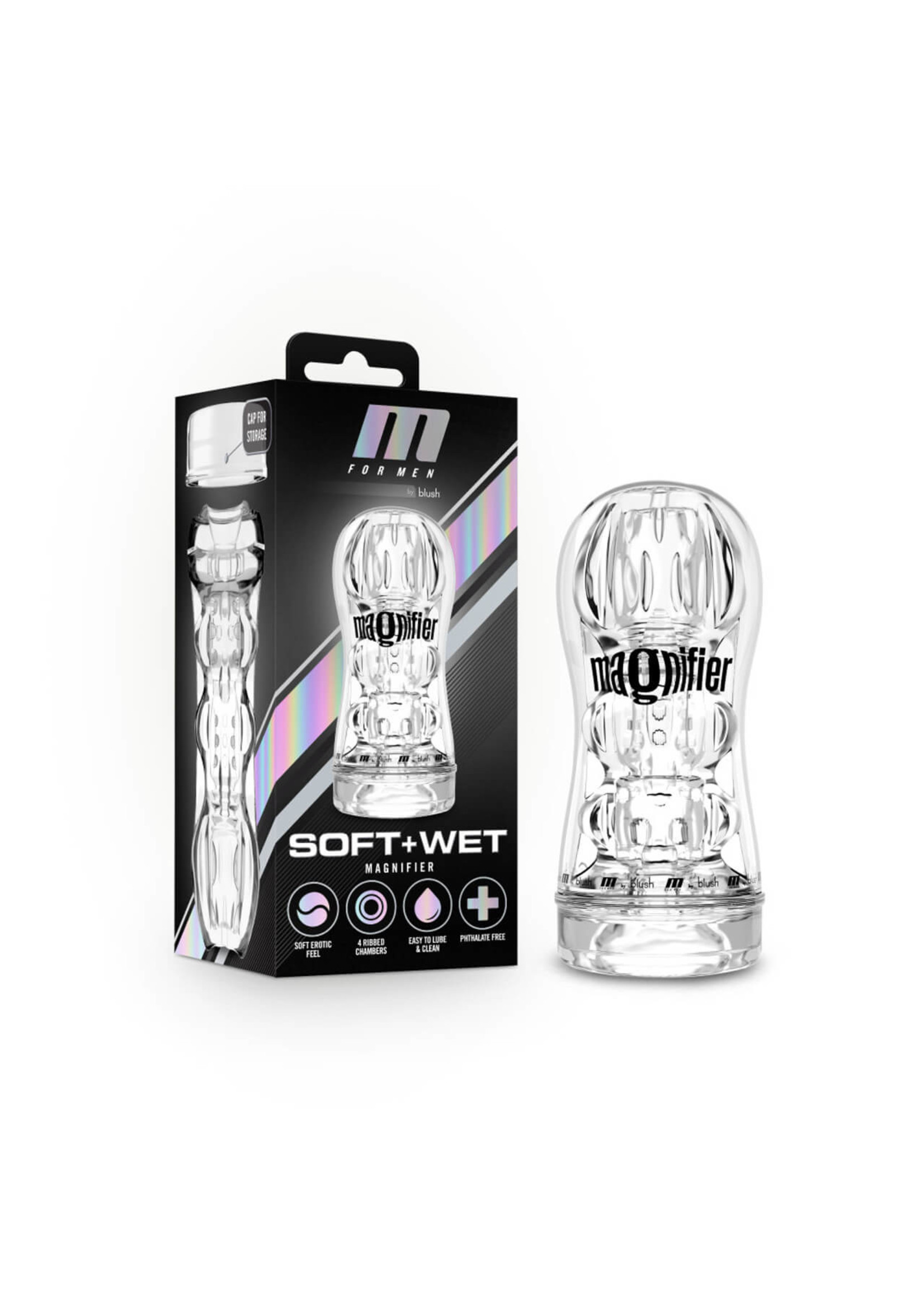 M for Men M for Men - Soft and Wet - Magnifier - Clear