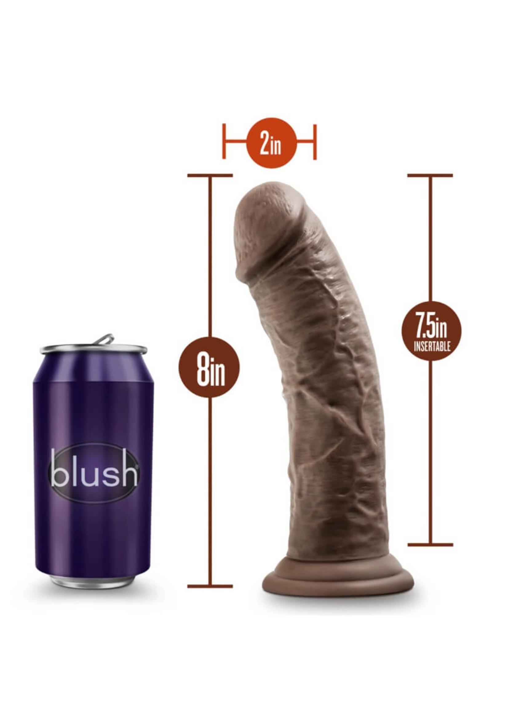 Dr. Skin Dr. Skin Plus - 8 Inch Thick Posable Dildo