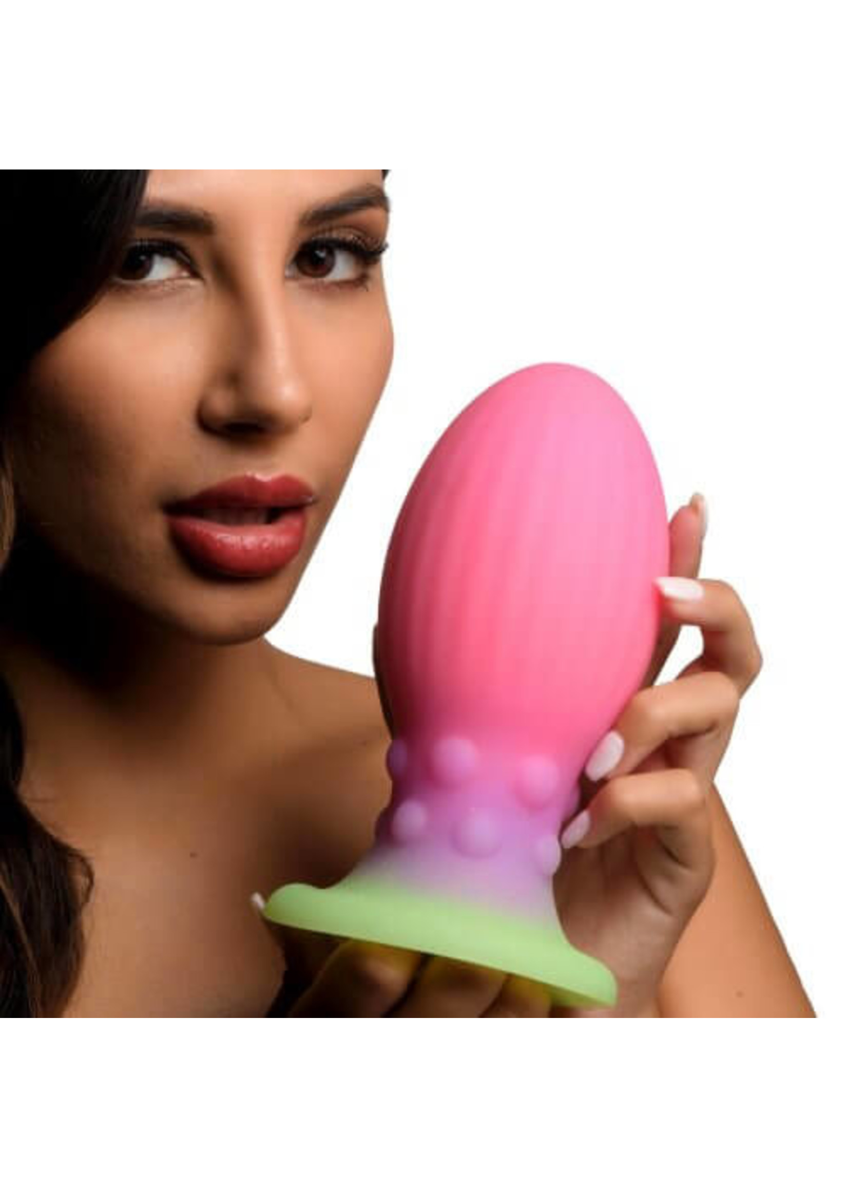 XR Brands Xeno Egg Glow in the Dark Silicone Egg
