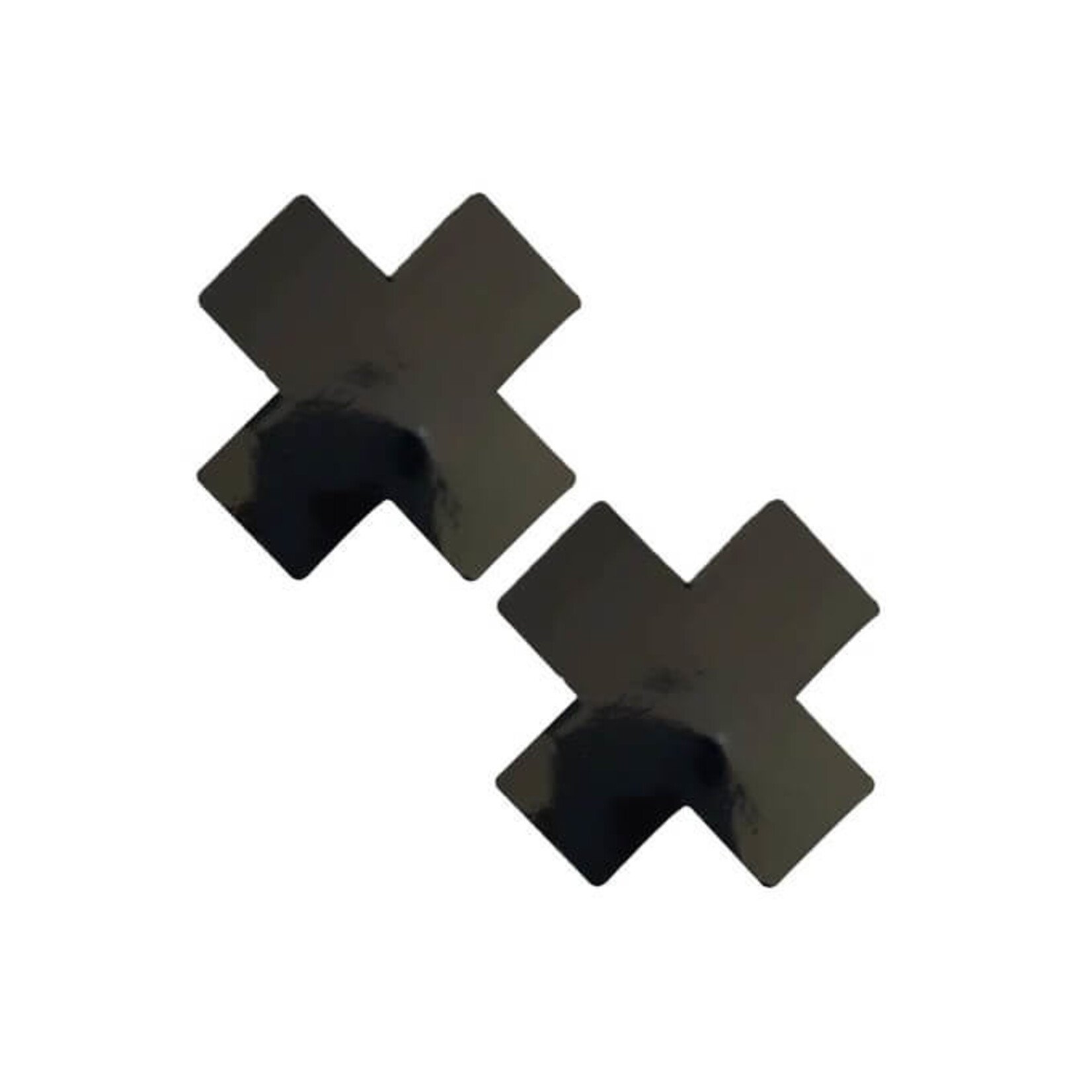 NEVA NUDE Dom Squad Black Wet Vinyl X Pasties