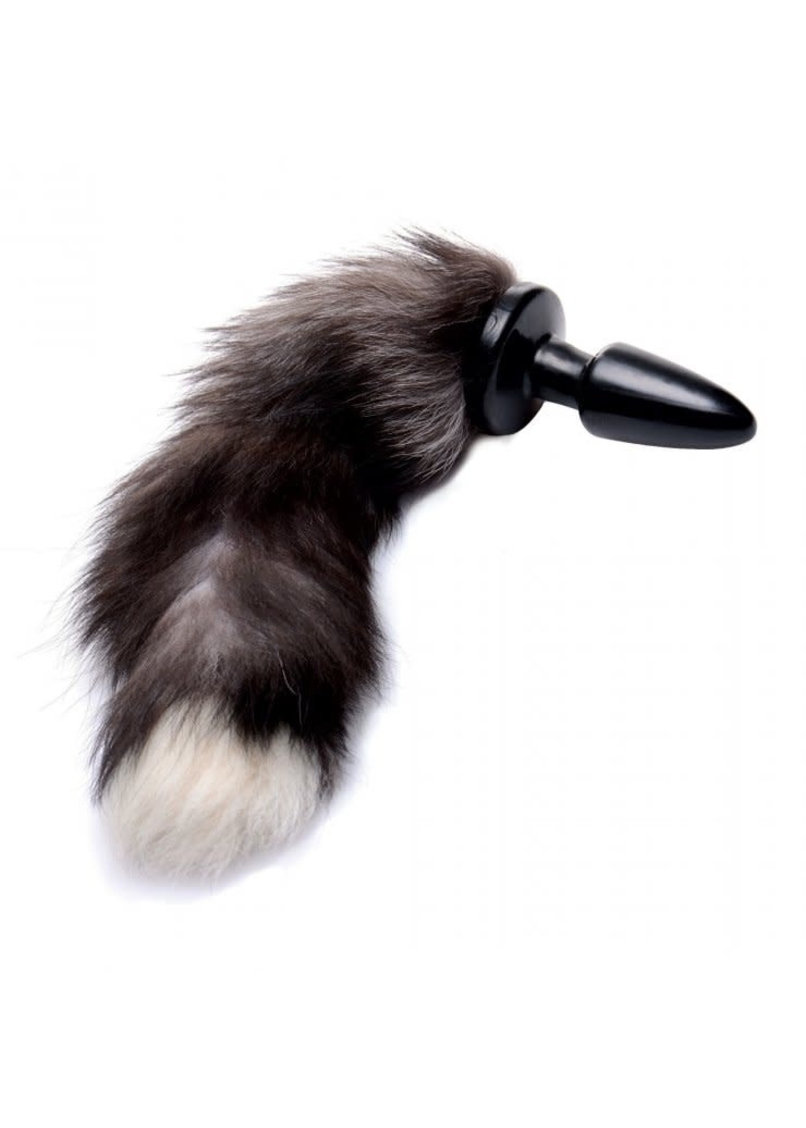 XR Brands Grey Fox Tail Anal Plug