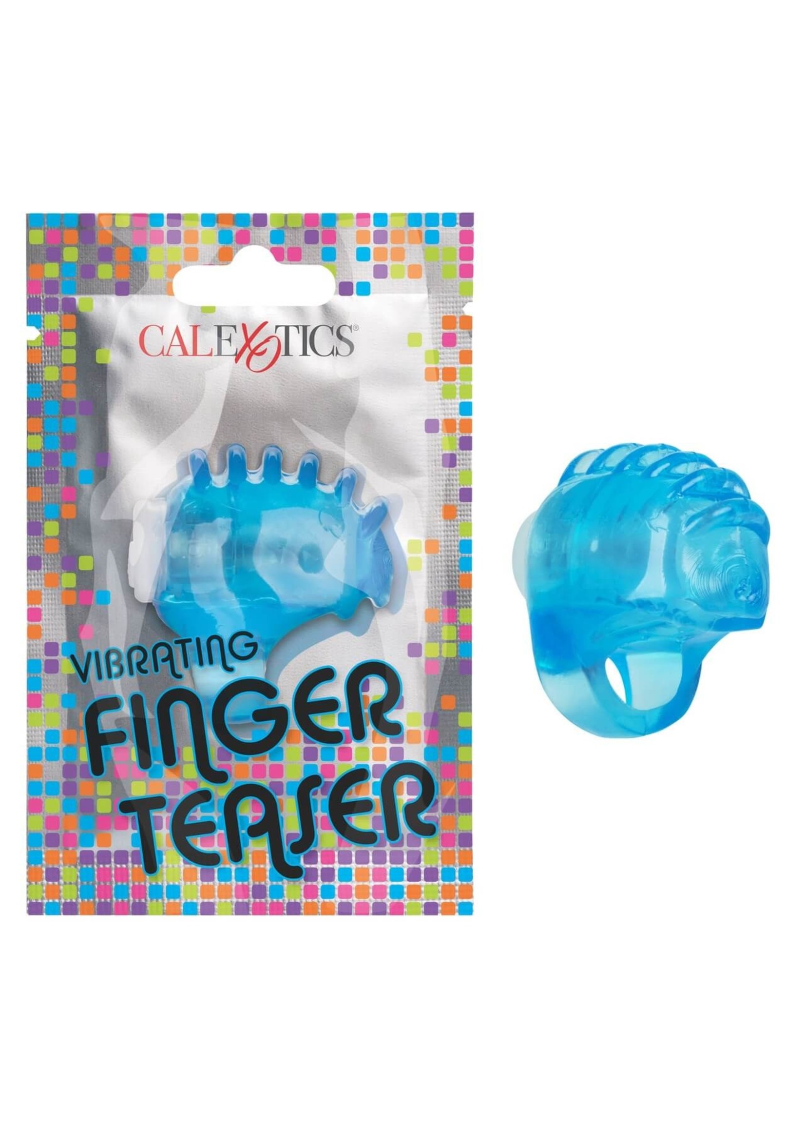 Cal Exotic Novelties Vibrating Finger Teaser- Blue