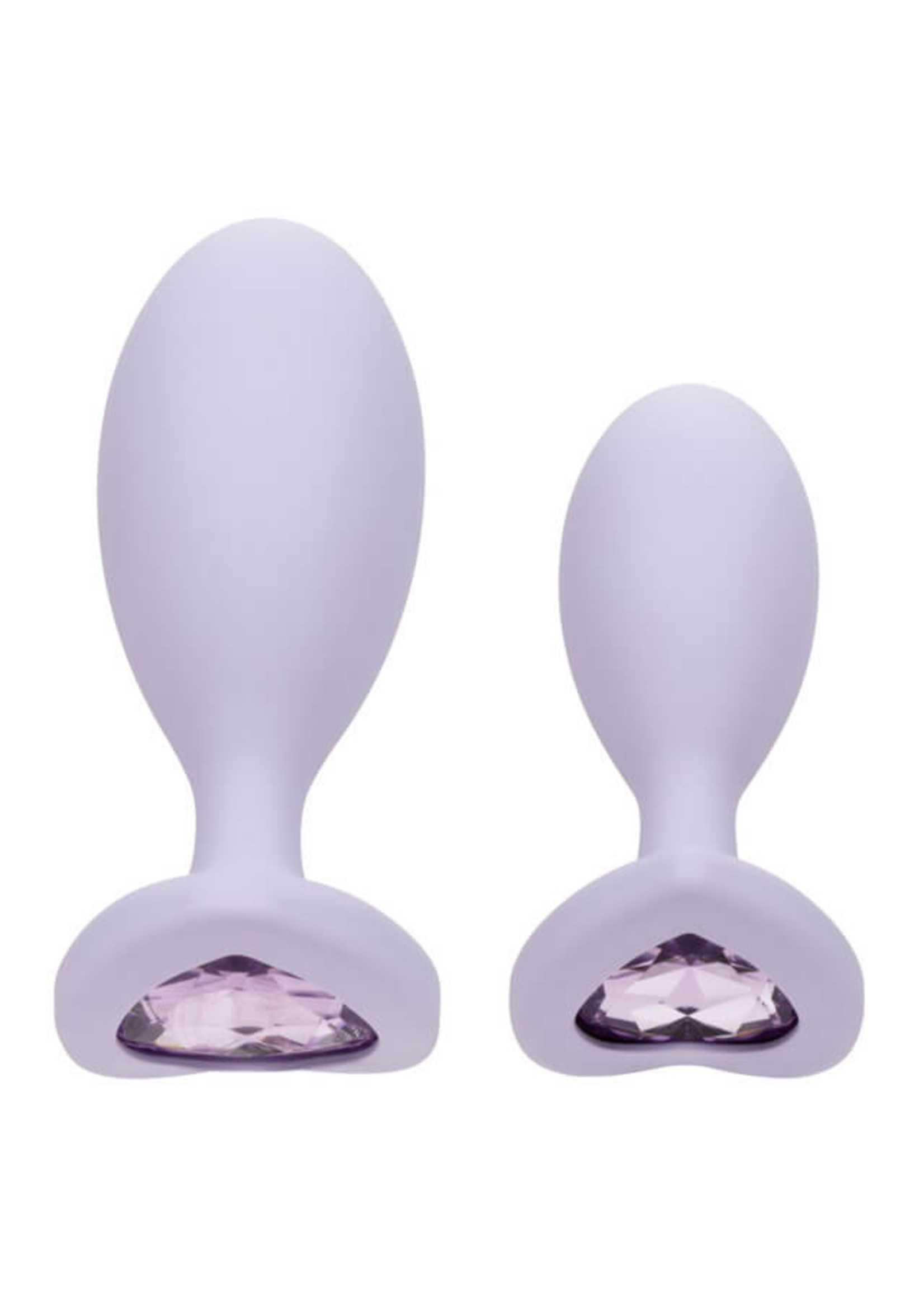 Cal Exotic Novelties First Time Crystal Booty Duo - Purple