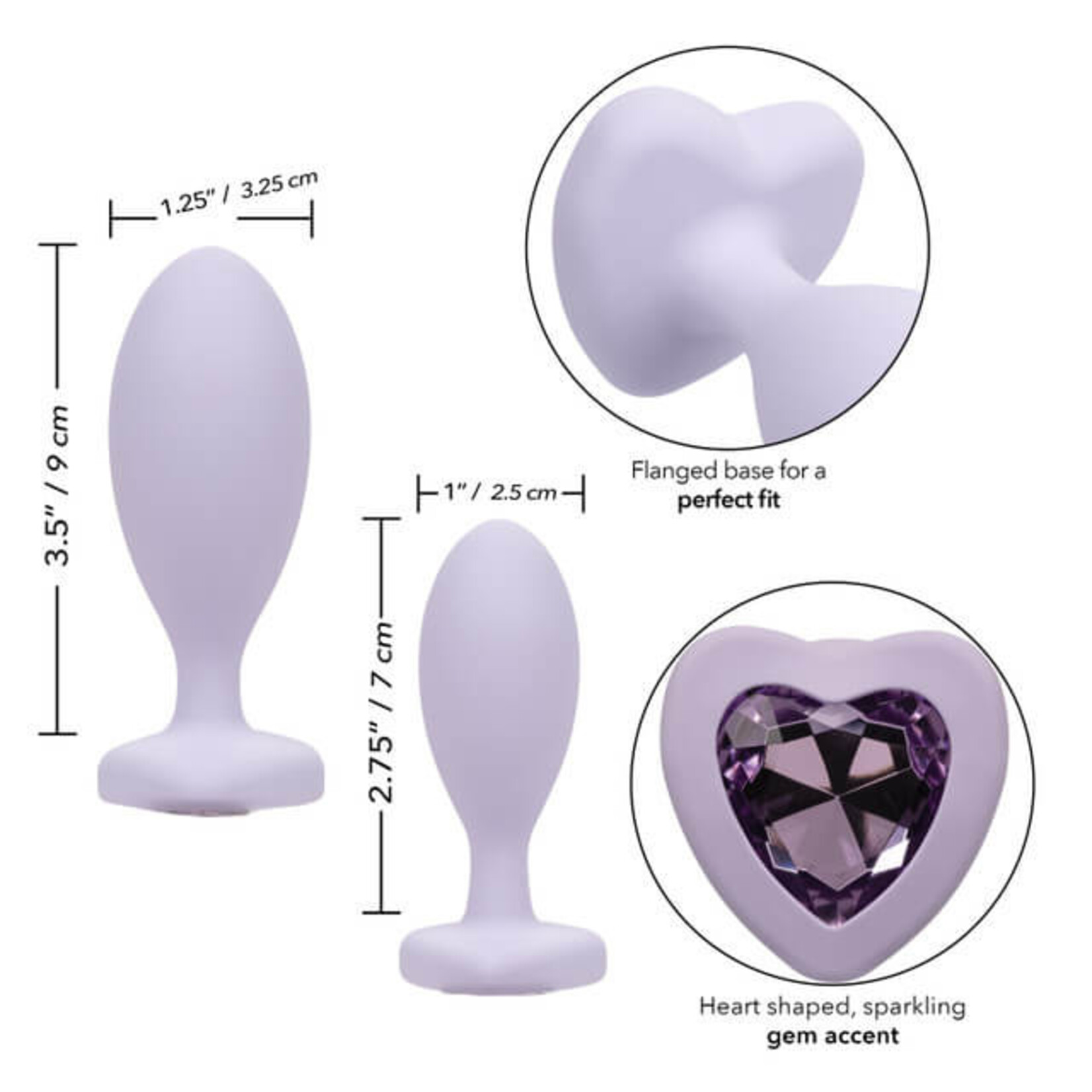 First Time Crystal Booty Duo - Purple