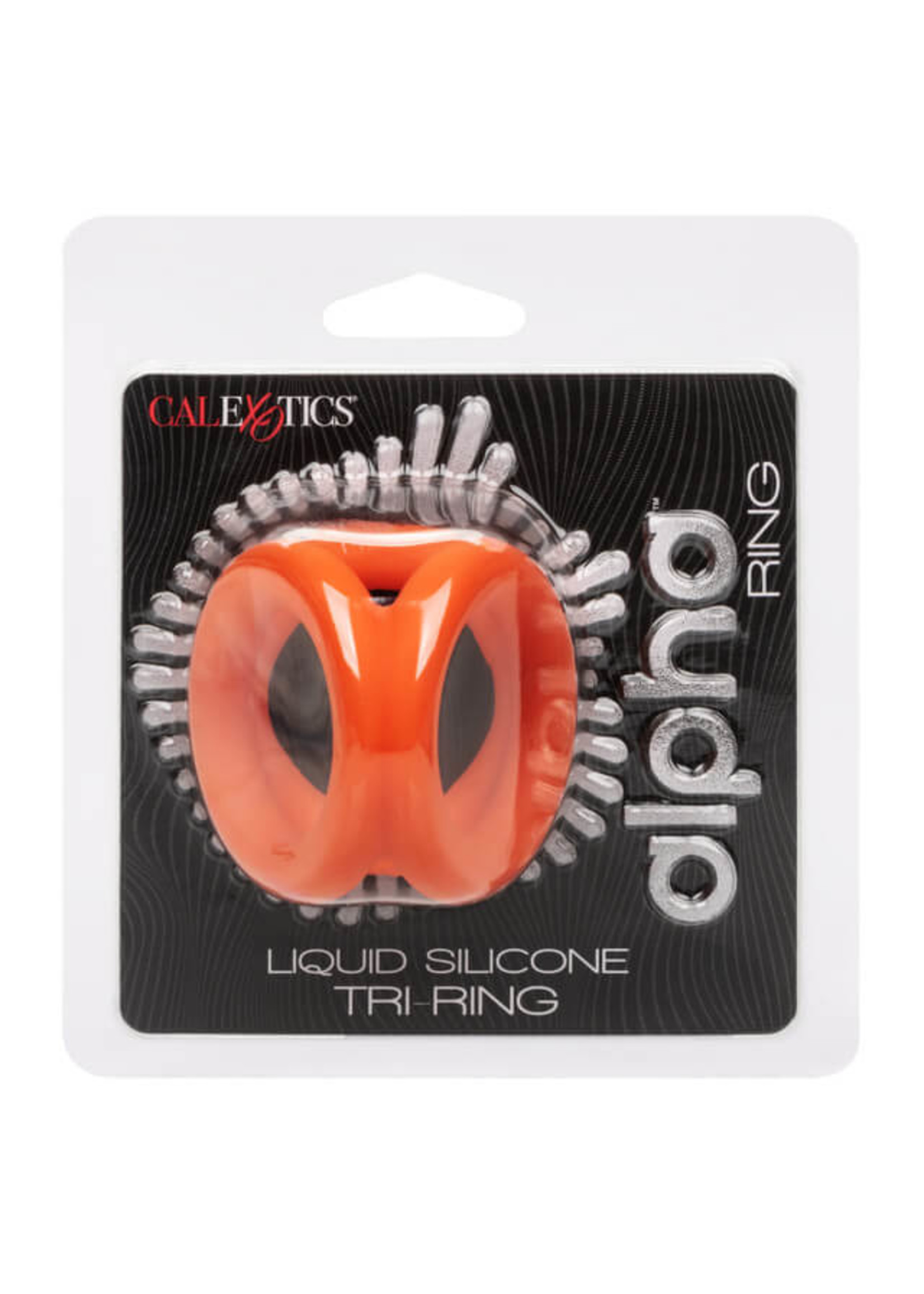 Cal Exotic Novelties Alpha Liquid Silicone Tri-Ring