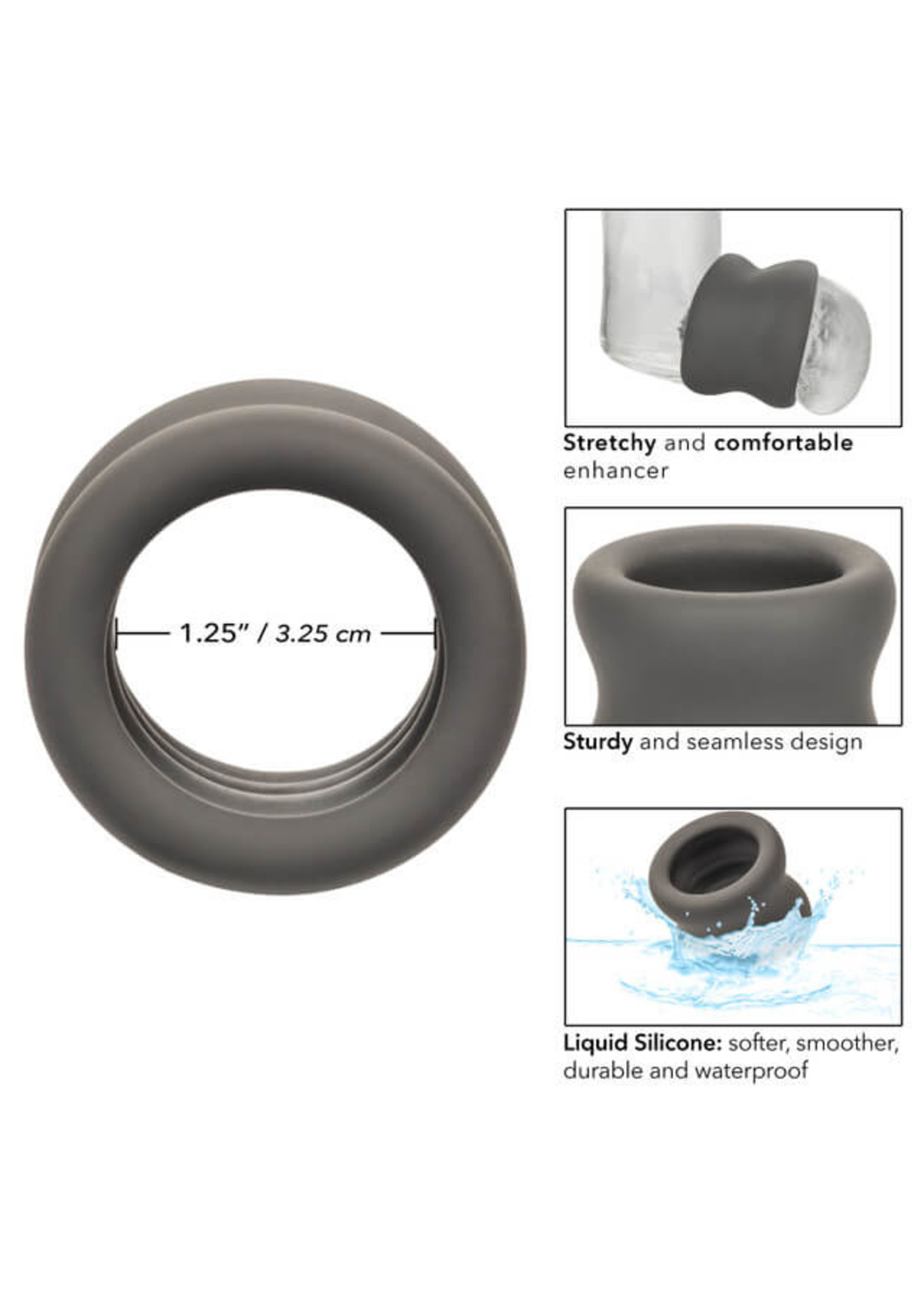 Cal Exotic Novelties Alpha Liquid Silicone Scrotum Ring