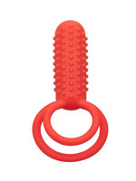 Cal Exotic Novelties Silicone Rechargeable Vertical Dual Enhancer