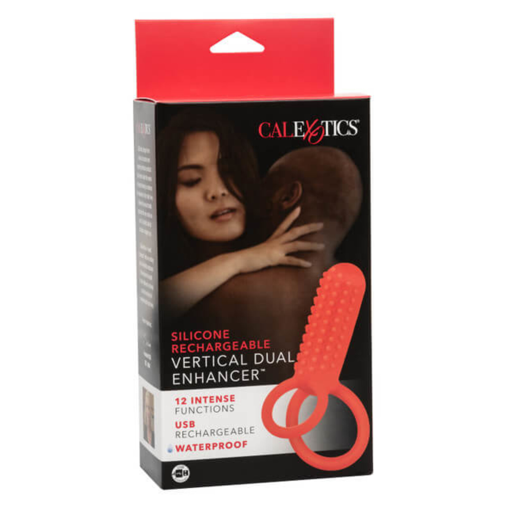 Cal Exotic Novelties Silicone Rechargeable Vertical Dual Enhancer
