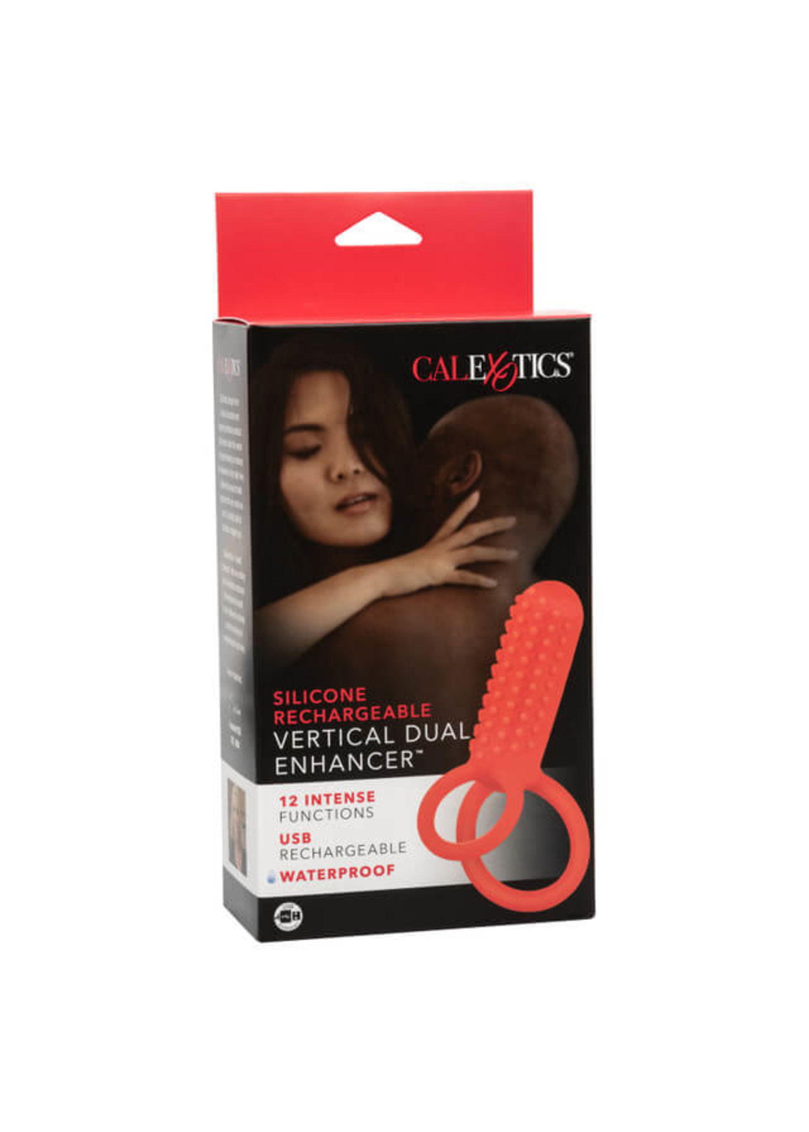 Cal Exotic Novelties Silicone Rechargeable Vertical Dual Enhancer