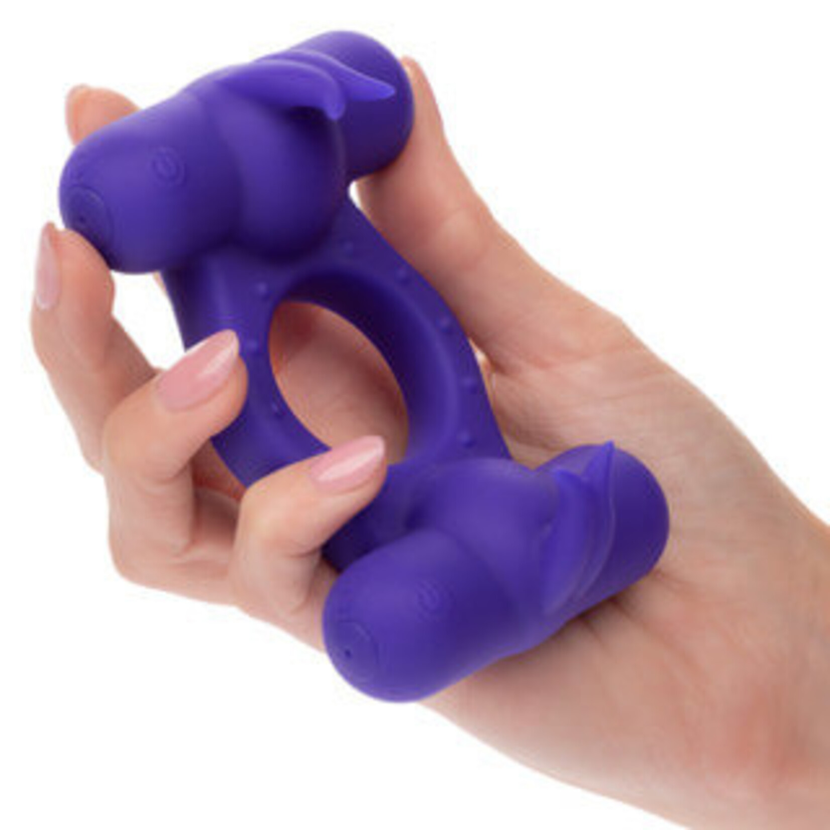 Cal Exotic Novelties Silicone Rechargeable Triple Orgasm Enhancer