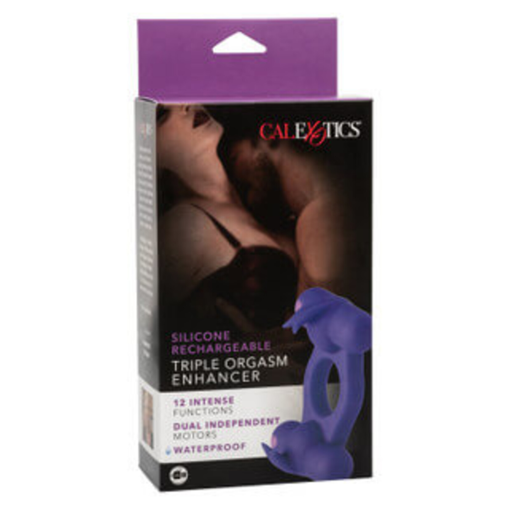 Cal Exotic Novelties Silicone Rechargeable Triple Orgasm Enhancer