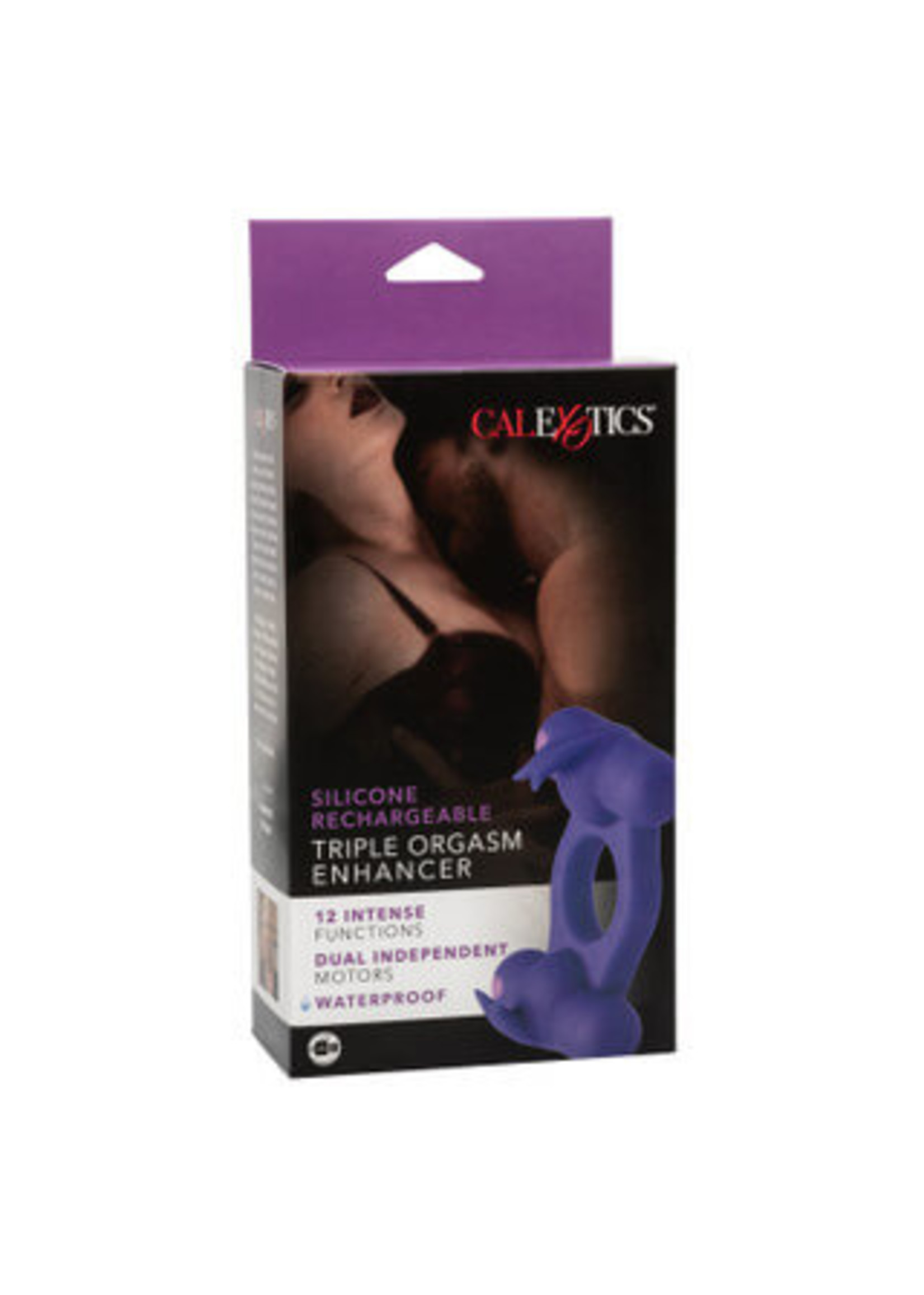Cal Exotic Novelties Silicone Rechargeable Triple Orgasm Enhancer