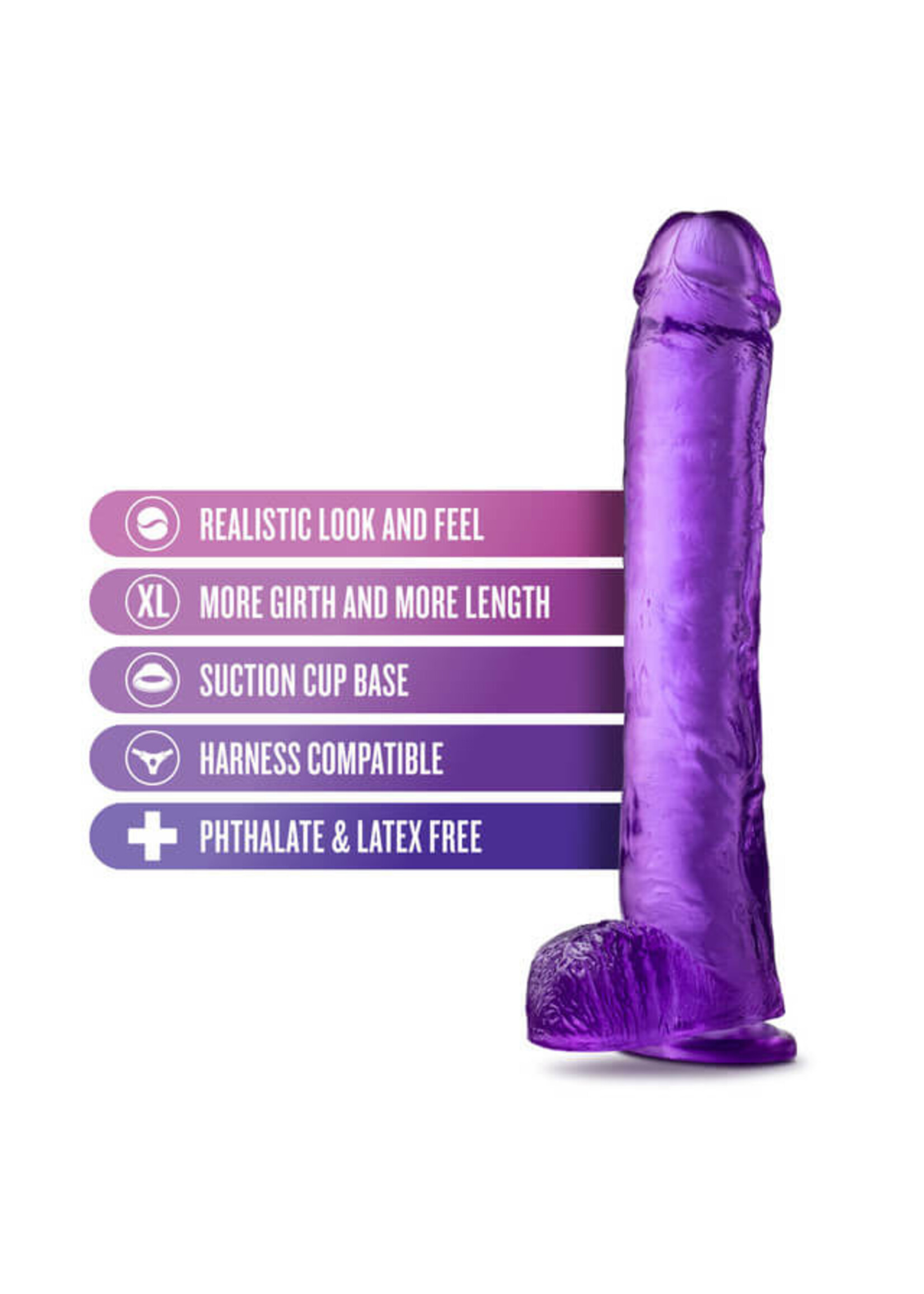 Blush Novelties B Yours Plus - Hefty n’ Hung - Purple