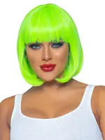 Leg Avenue Short Bob Wig - Neon Green