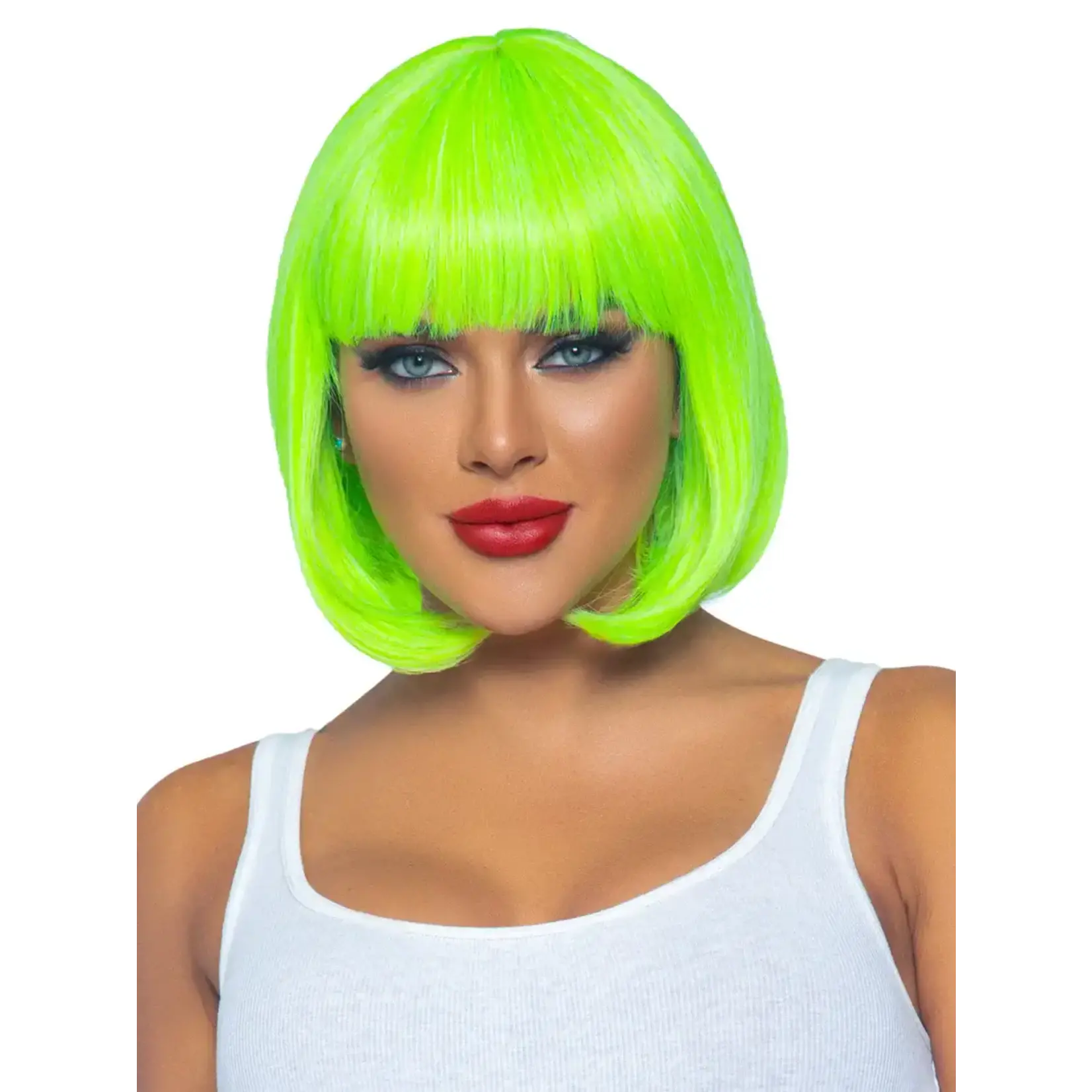 Leg Avenue Short Bob Wig - Neon Green