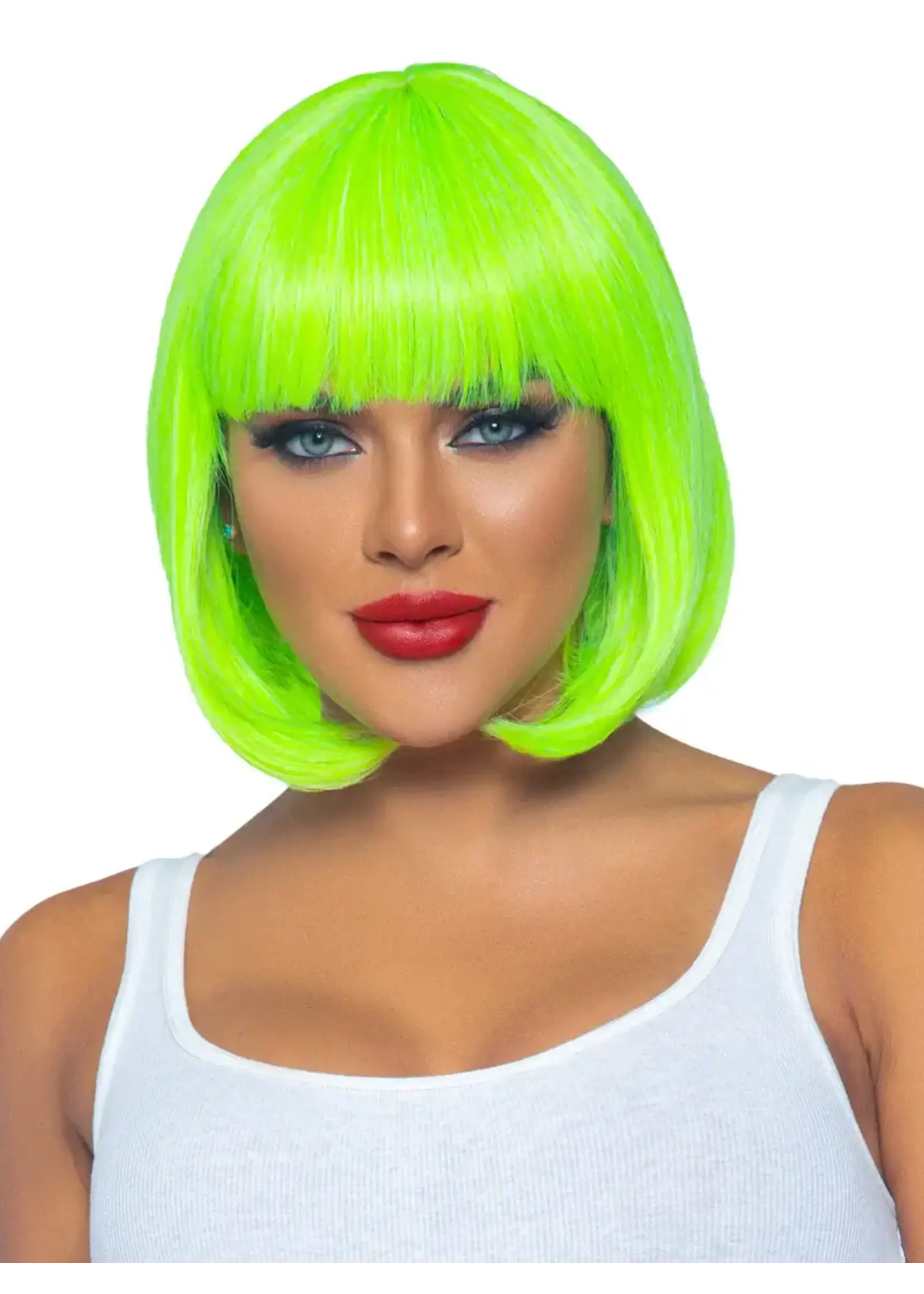 Leg Avenue Short Bob Wig - Neon Green