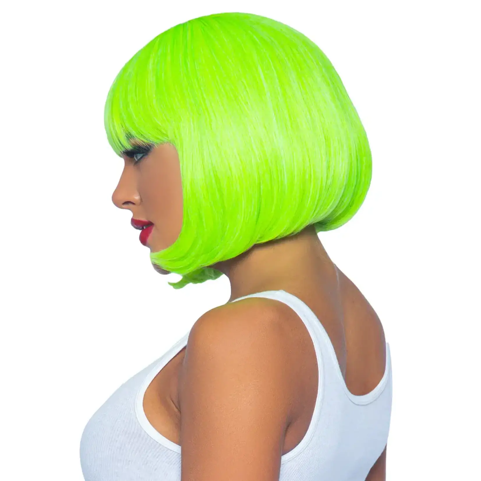 Leg Avenue Short Bob Wig - Neon Green