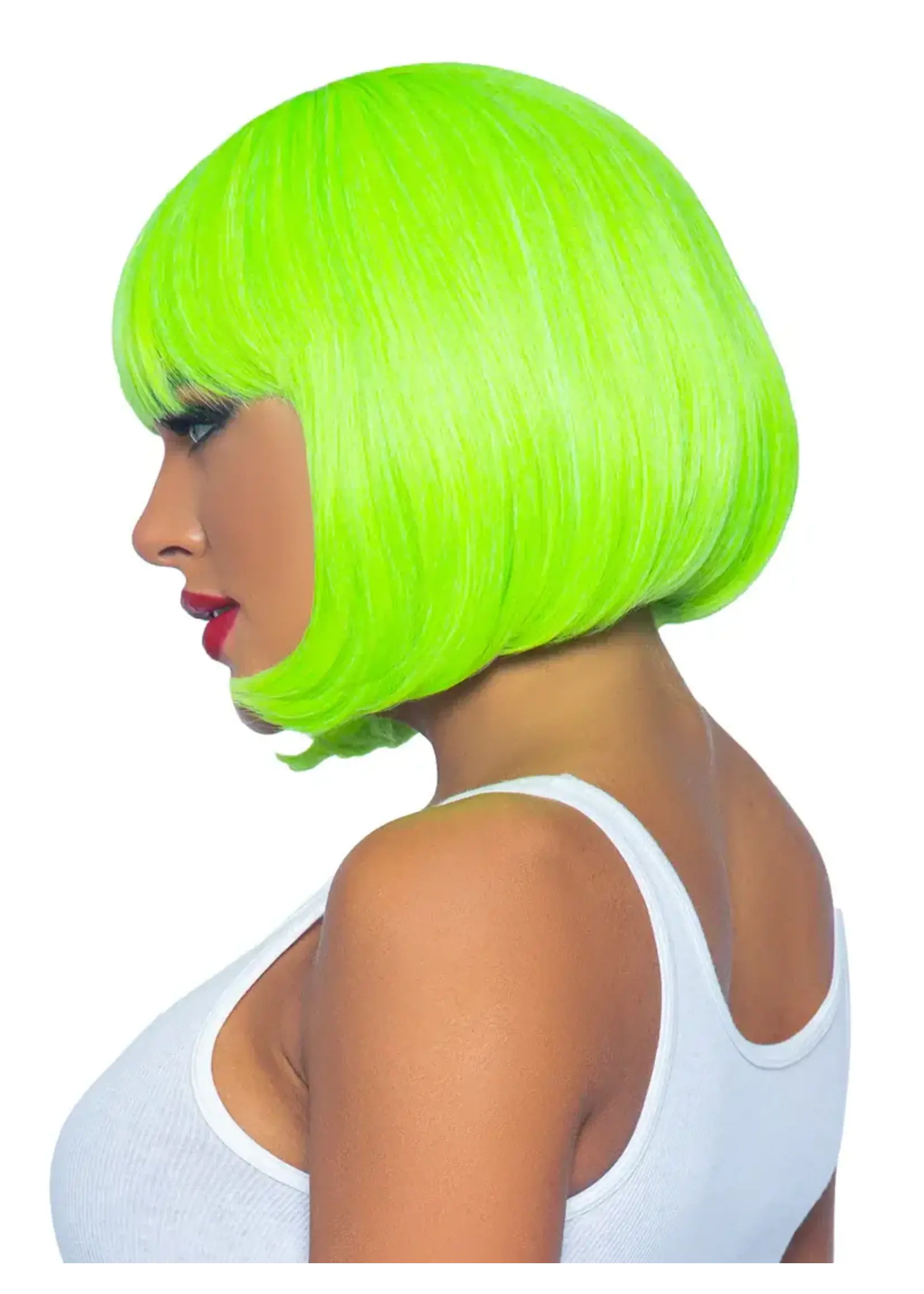 Leg Avenue Short Bob Wig - Neon Green