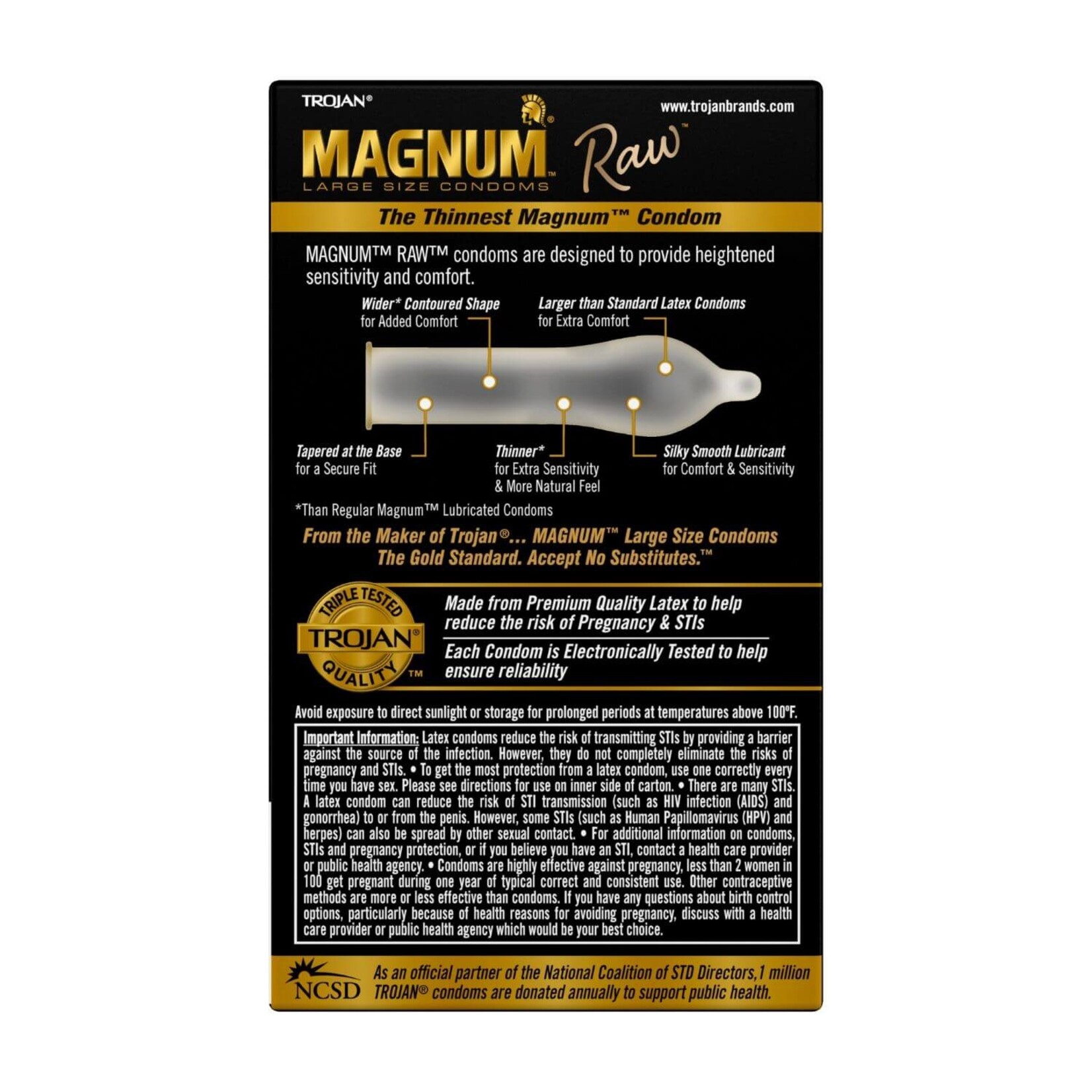 Trojan Trojan- Magnum- Raw 10ct