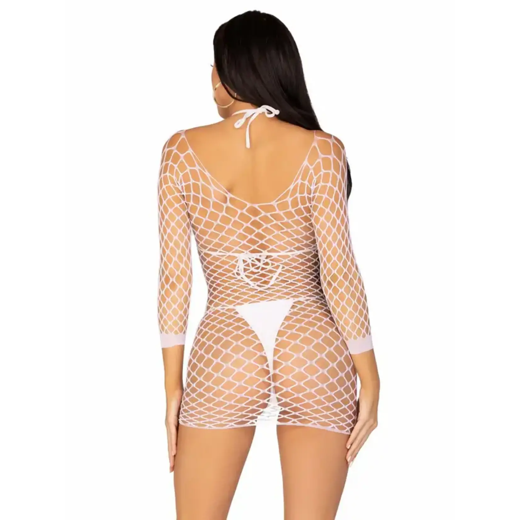 Leg Avenue Find Me In Paradise Net Mini Dress