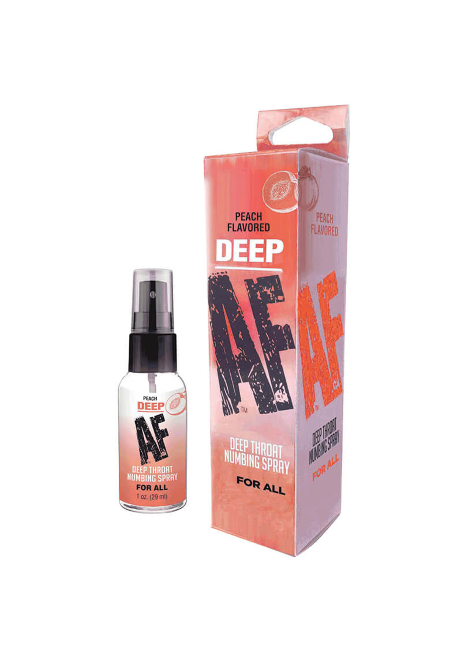 Deep AF Deep AF Deep Throat Spray - Peach