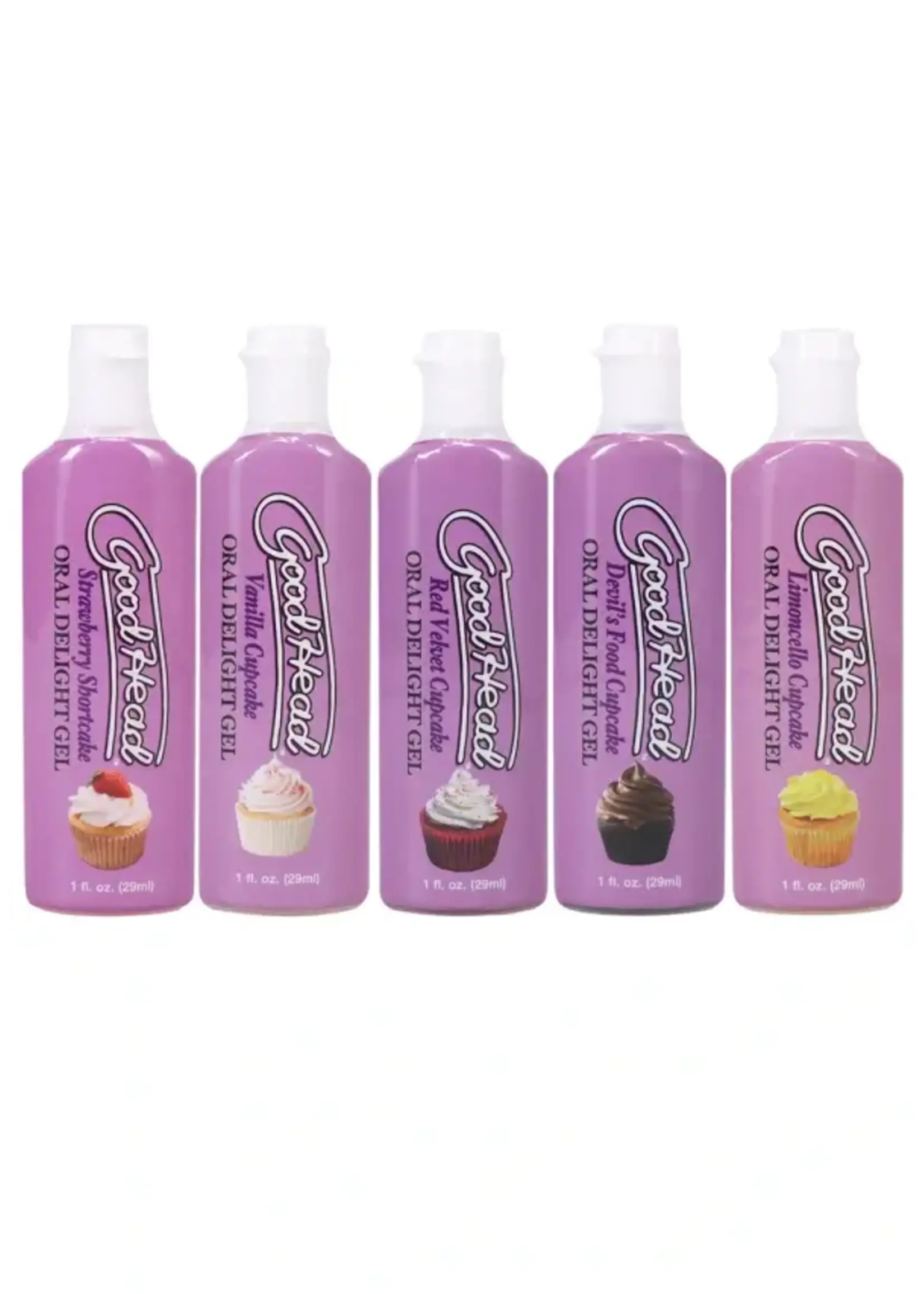 GoodHead - Oral Delight Gel - Cupcakes - 5 Pack - 1 fl. oz.