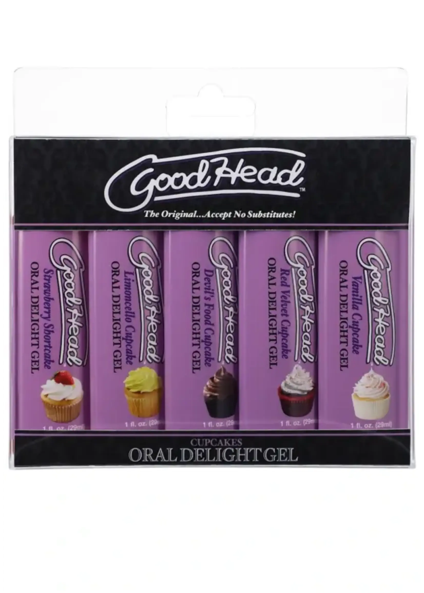 GoodHead - Oral Delight Gel - Cupcakes - 5 Pack - 1 fl. oz.