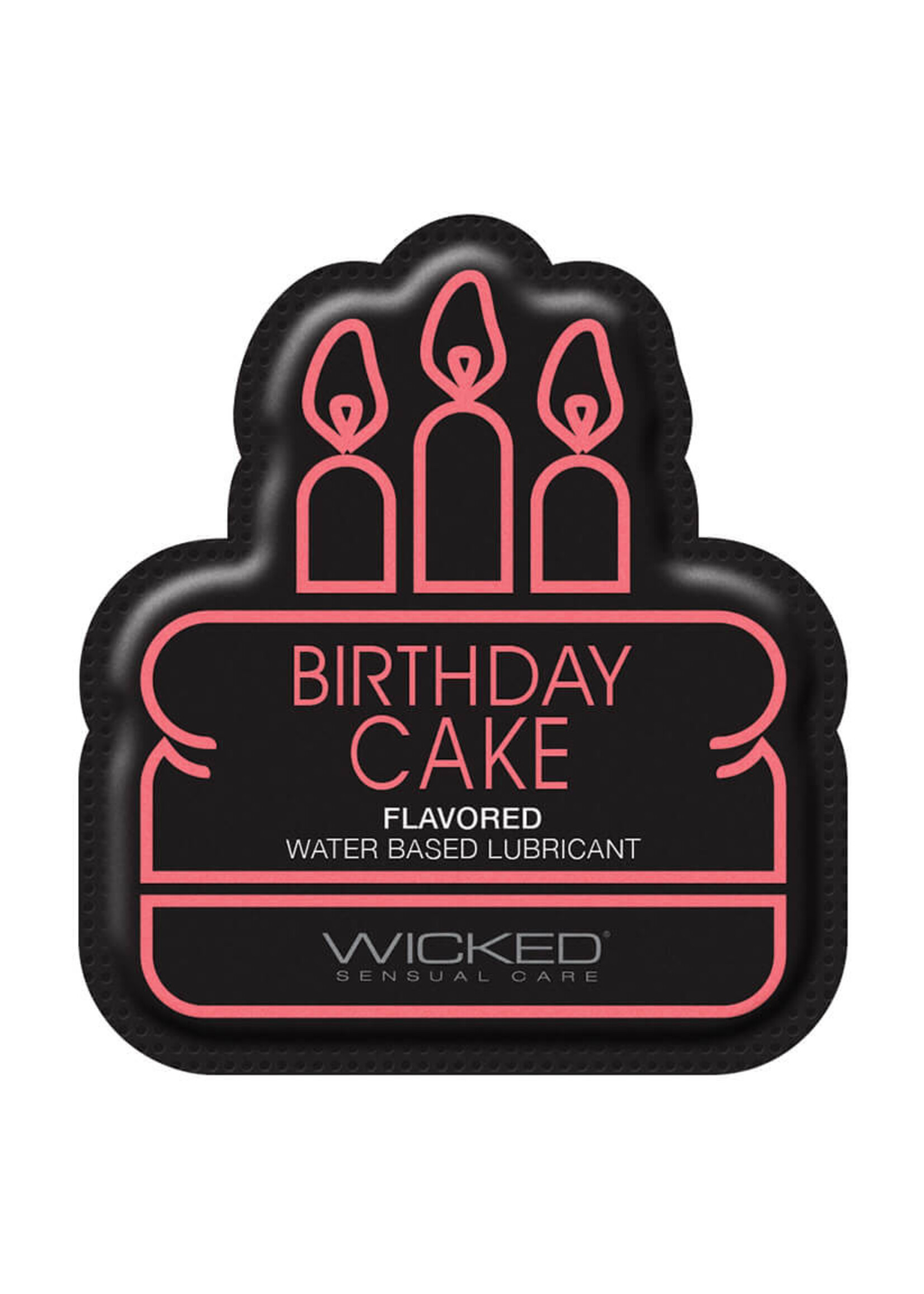 Wicked Sensual Aqua Flavored Birthday Cake Foil Pack 3ML