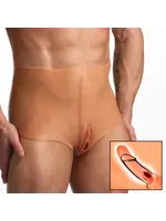 Pussy Panties Silicone Vagina + Ass Panties - Medium