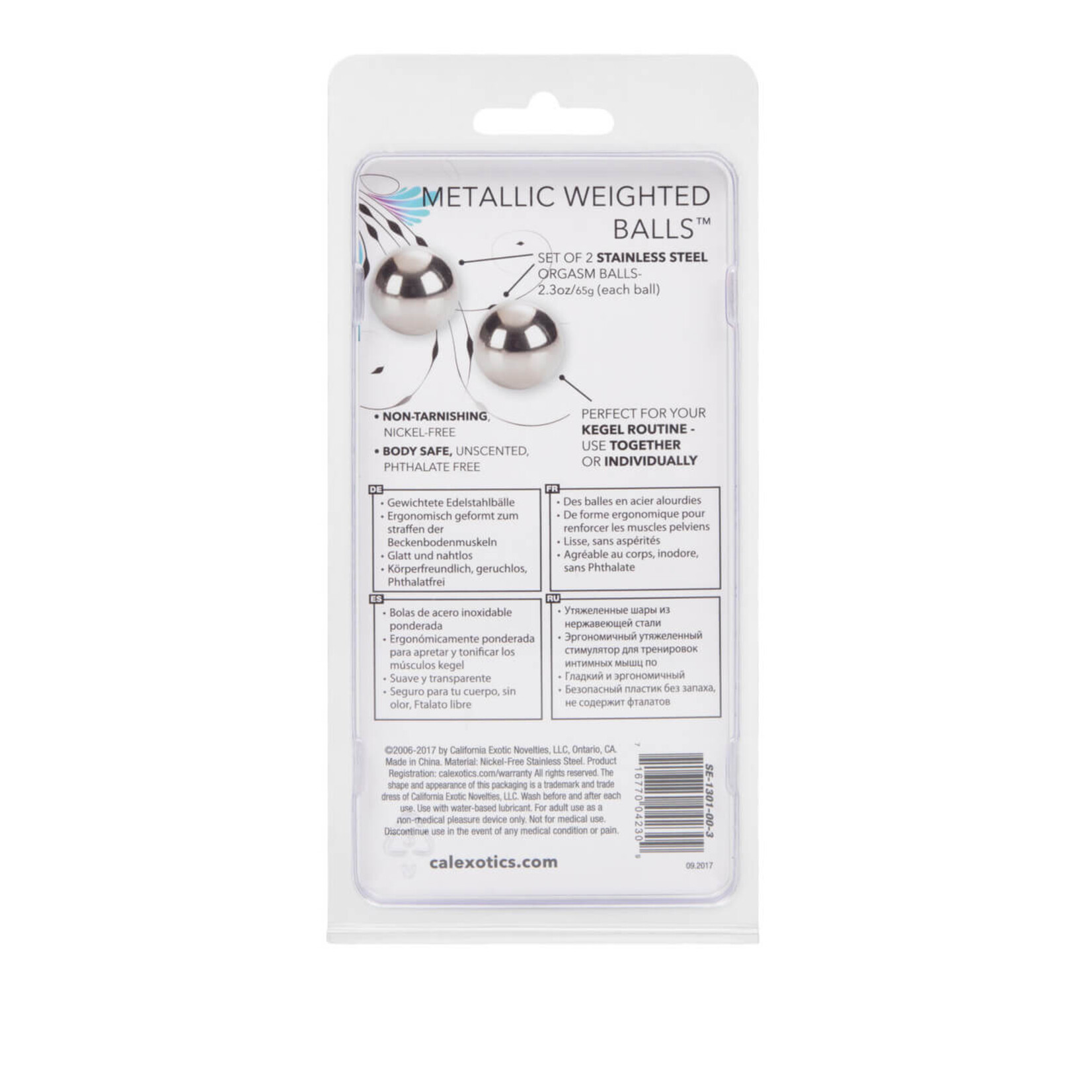Cal Exotic Novelties Metallic Weighted Balls
