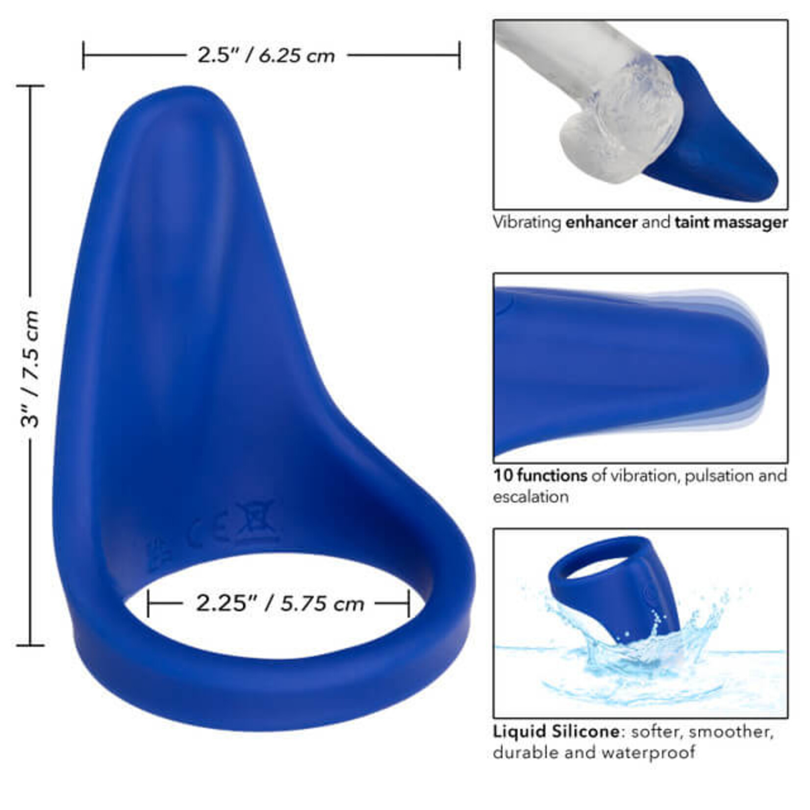 Admiral Admiral Vibrating Perineum Massager & Ring