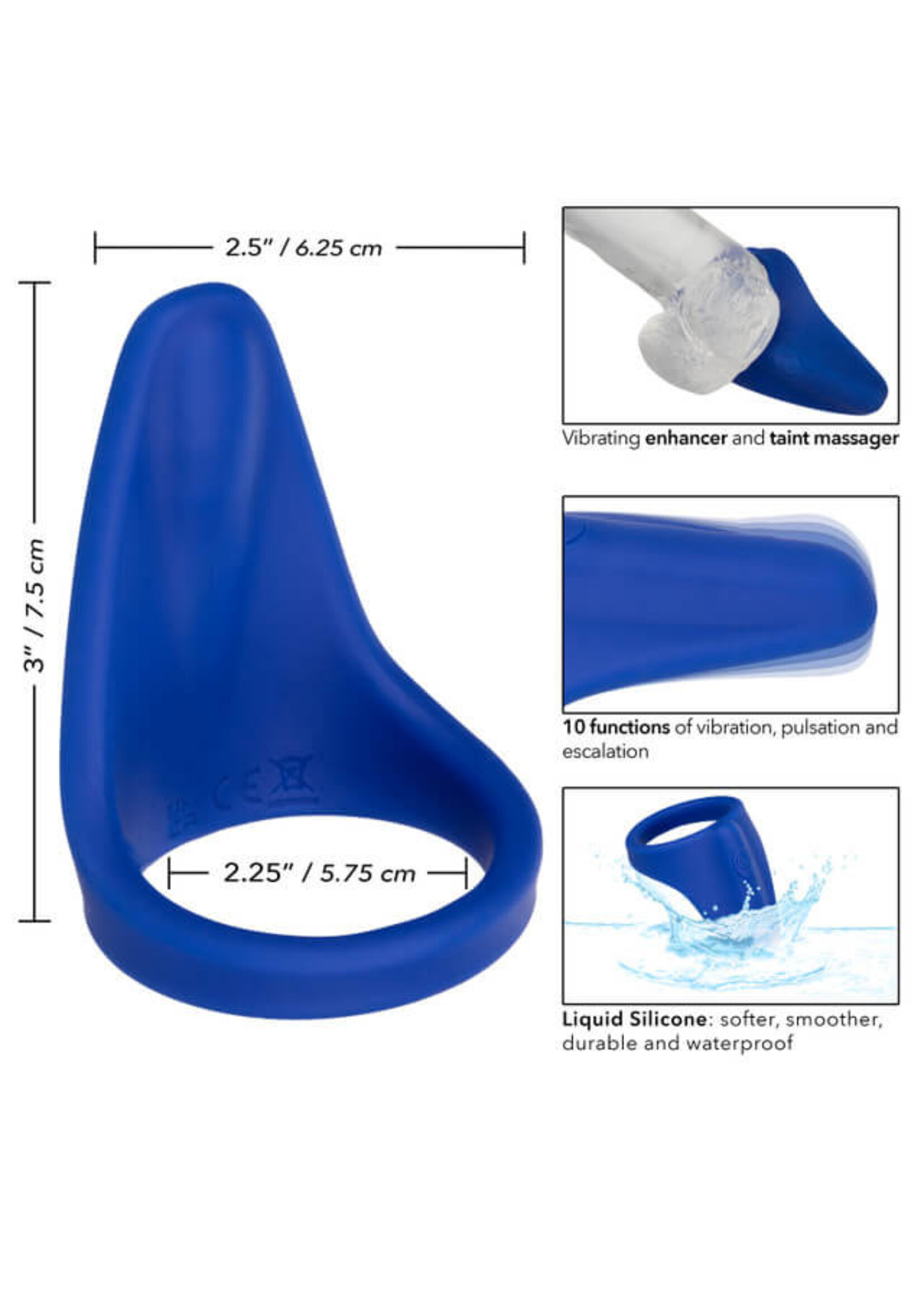 Admiral Admiral Vibrating Perineum Massager & Ring