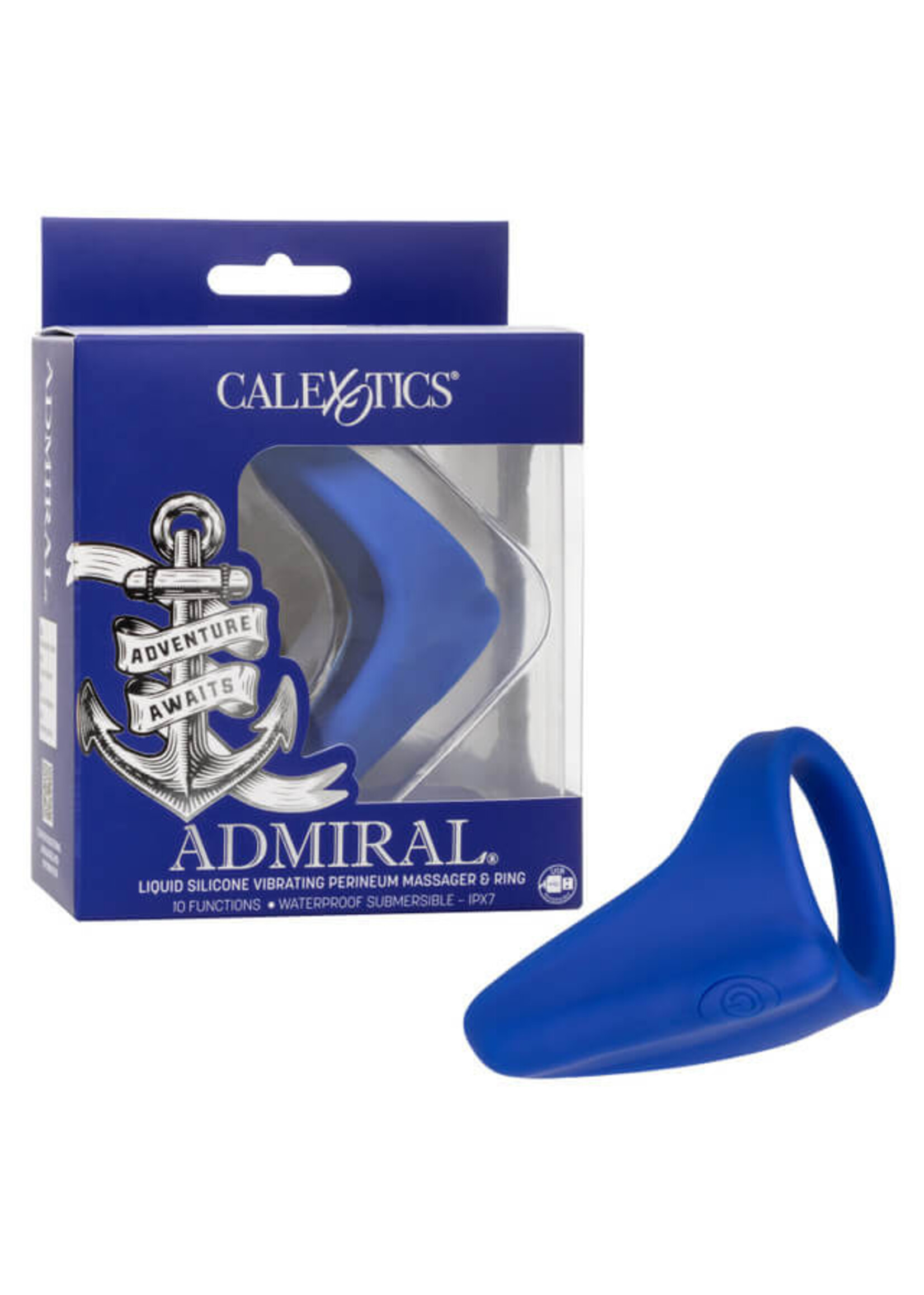 Admiral Admiral Liquid Silicone Vibrating Perineum Massager & Ring