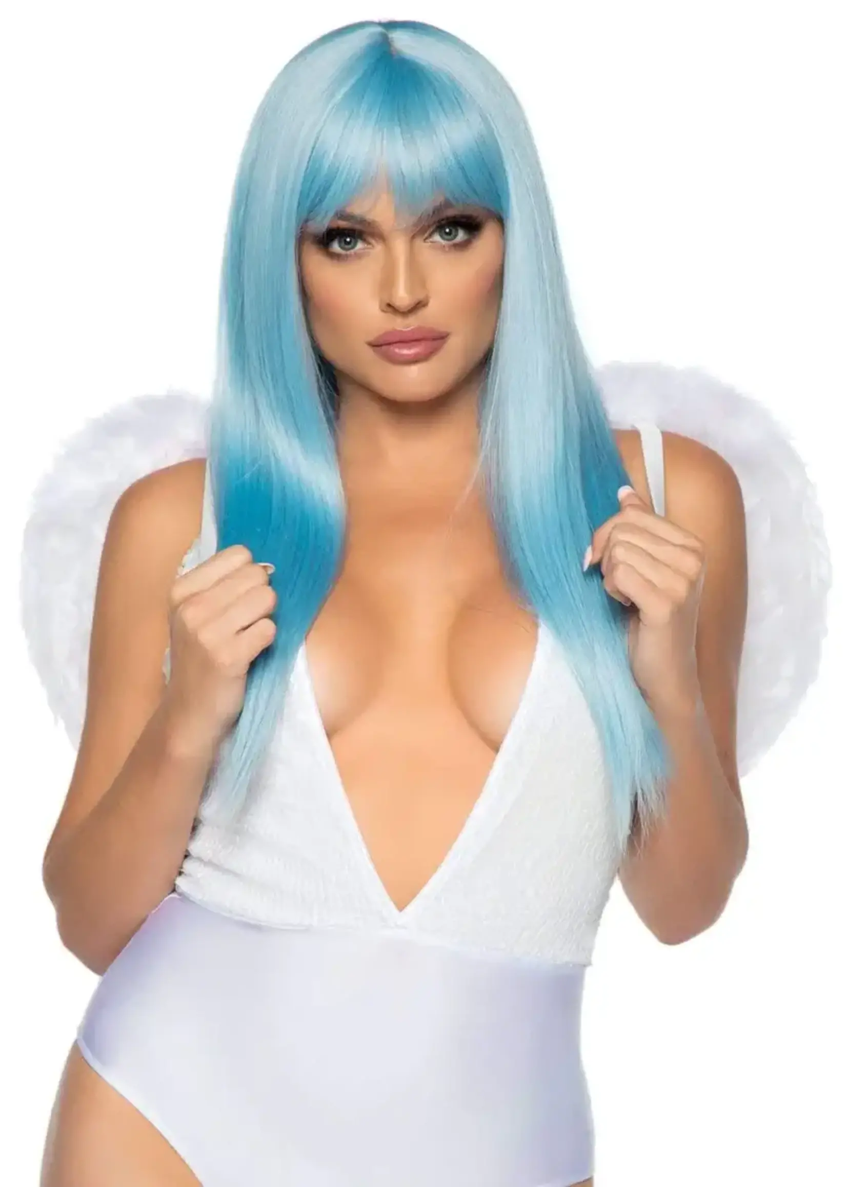 Leg Avenue Marabou Trimmed Feather Wings - White