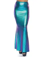 Leg Avenue Iridescent Scale Mermaid Skirt - Blue