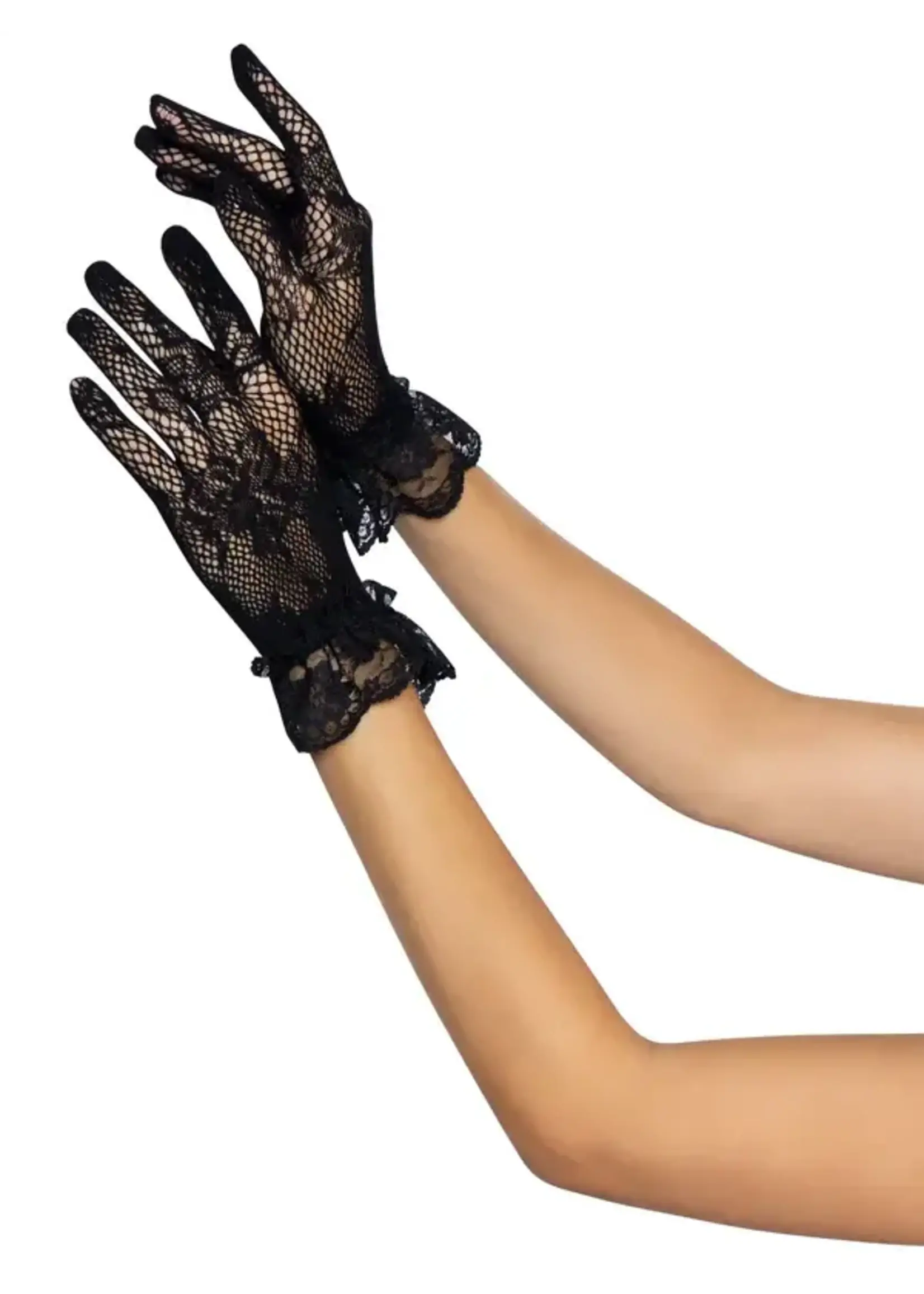 Leg Avenue Wrist Length Lace Gloves