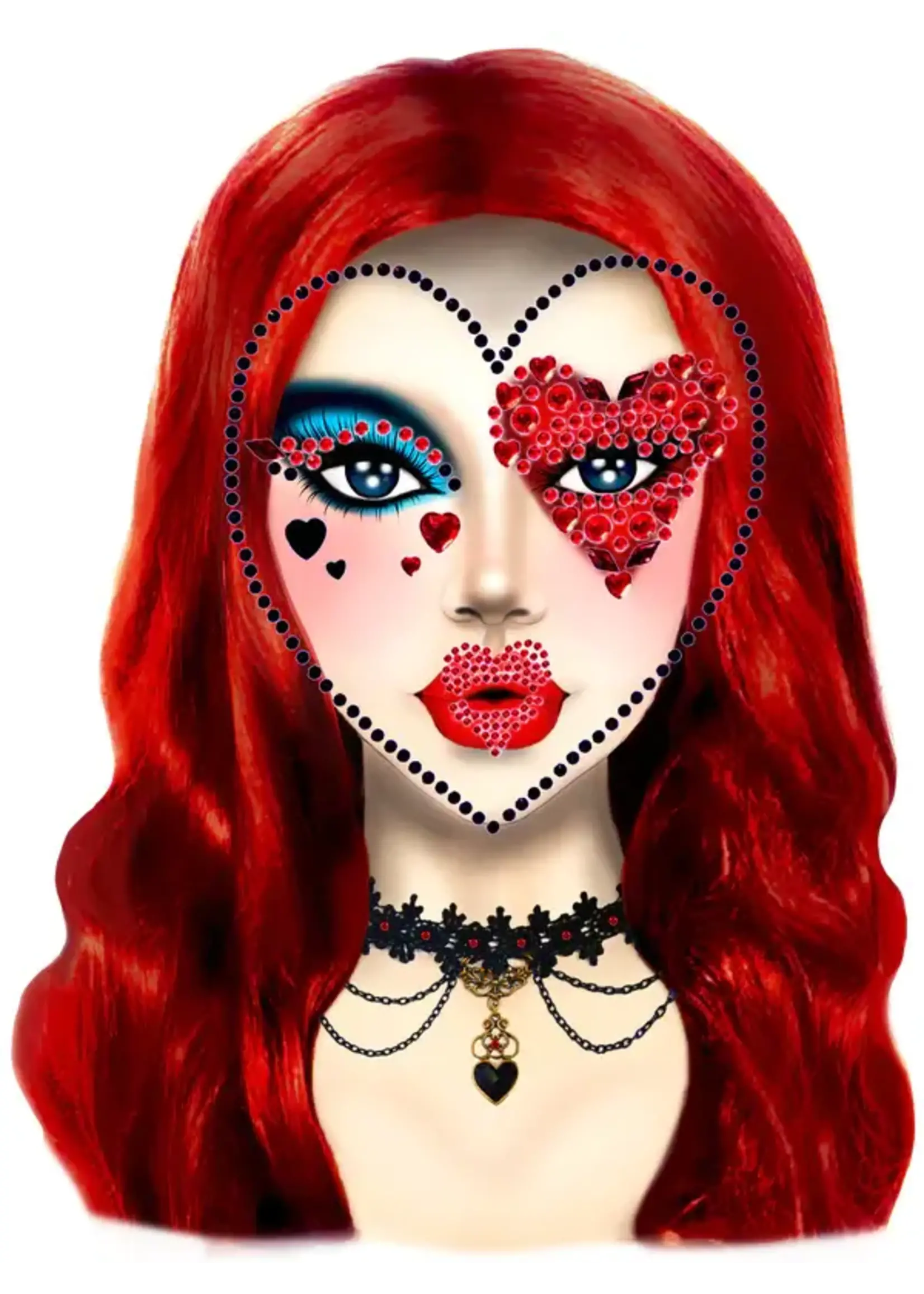 Leg Avenue Queen Adhesive Face Jewels Sticker