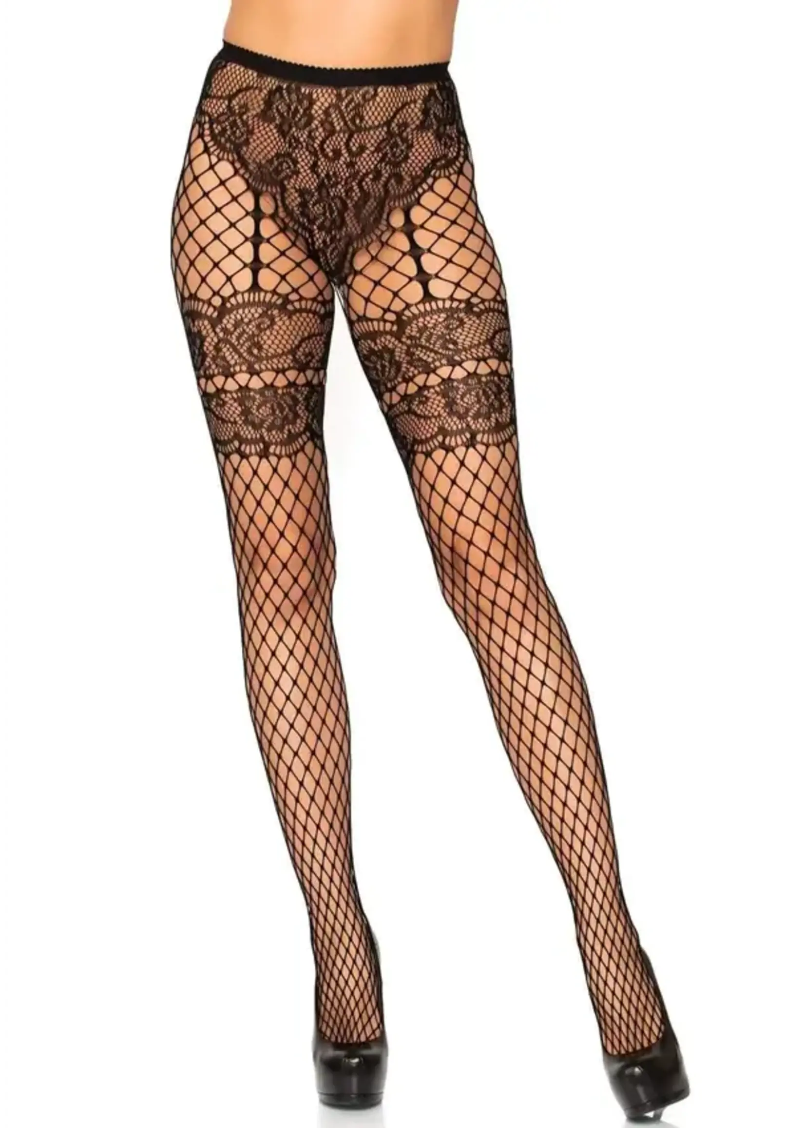 Leg Avenue Sheila Faux Garter Tights