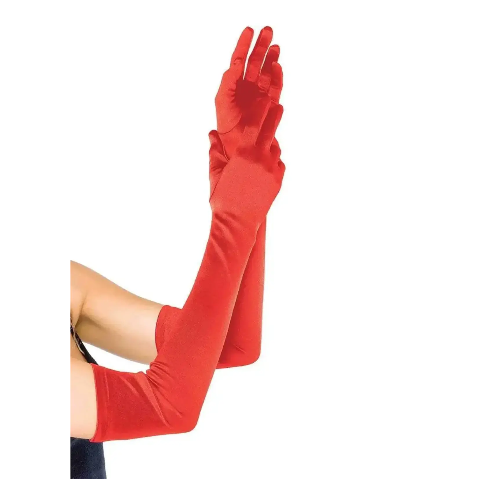 Leg Avenue Extra Long Opera Length Satin Gloves