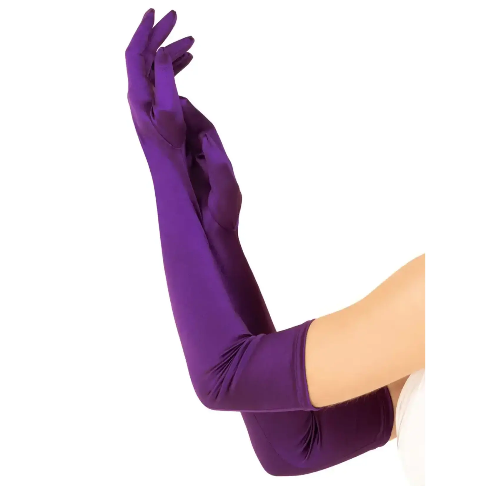 Leg Avenue Extra Long Opera Length Satin Gloves