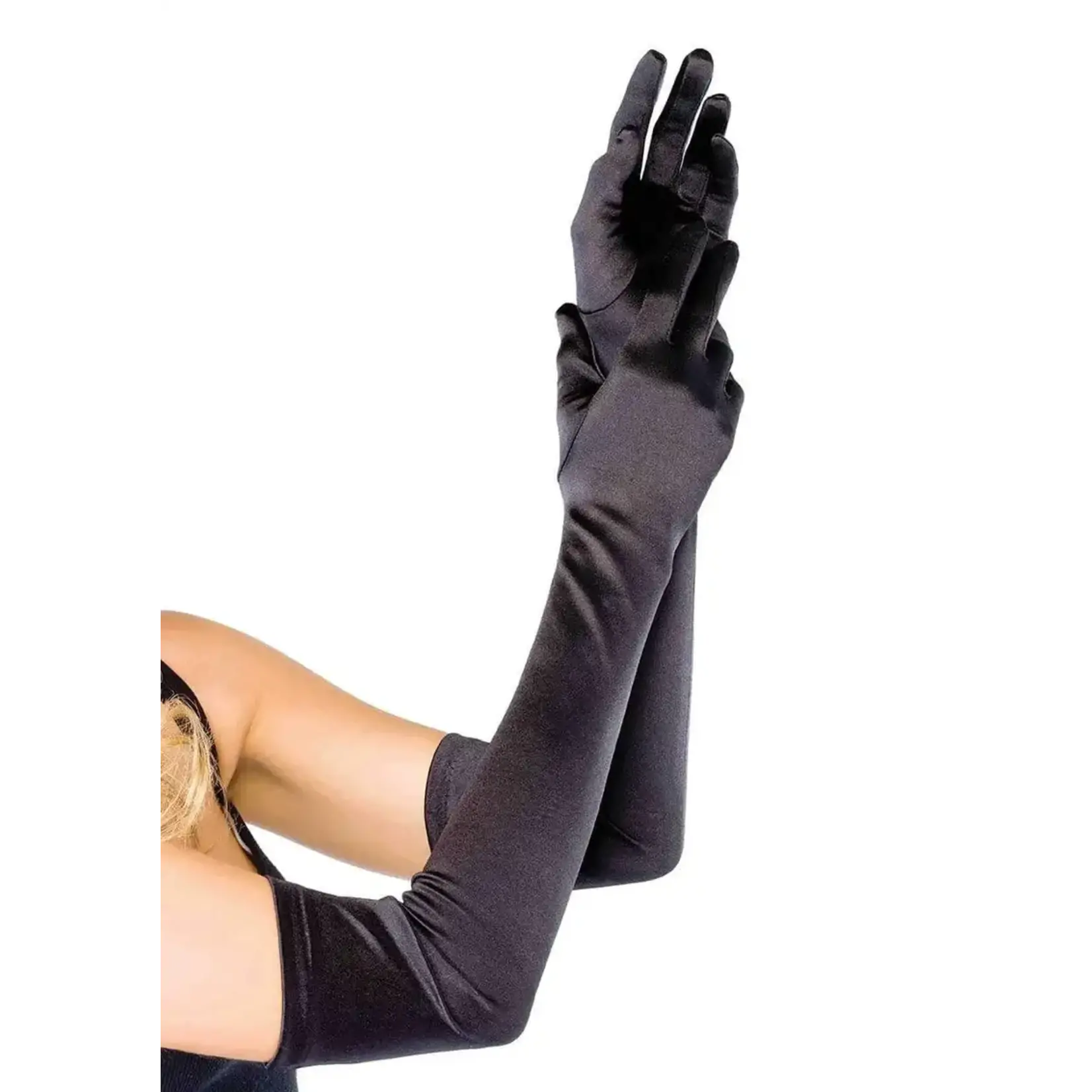 Leg Avenue Extra Long Opera Length Satin Gloves
