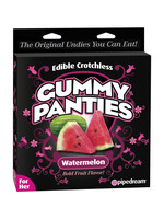 Pipedream Edible Crotchless Gummy Panties-Watermelon
