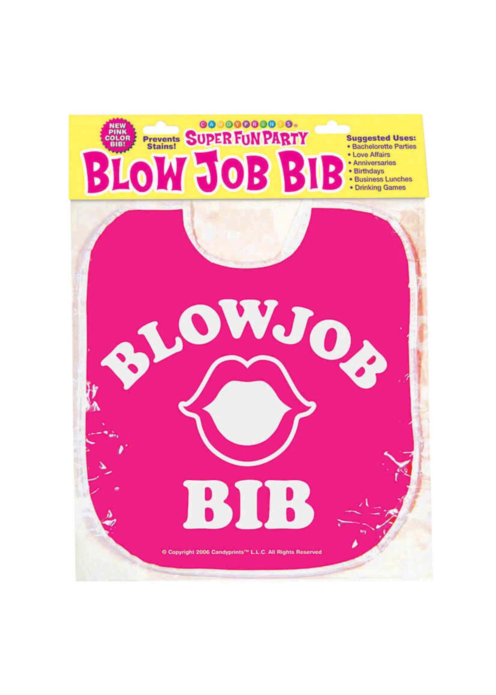 Blow Job Bib-Pink