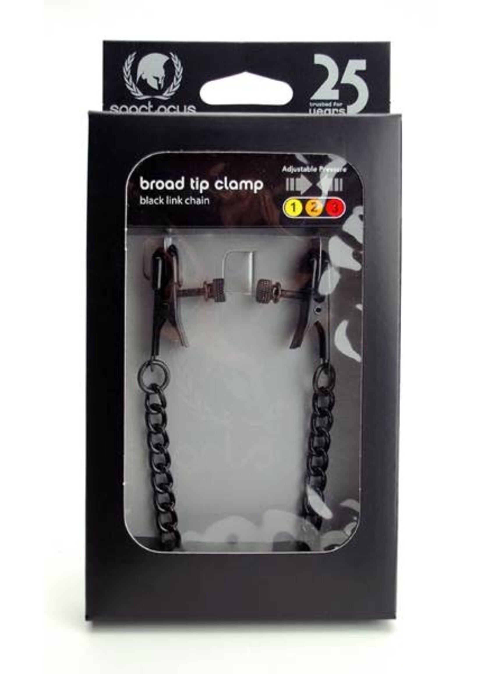 Broad Tip Blackline Clamp w/ Link Chain