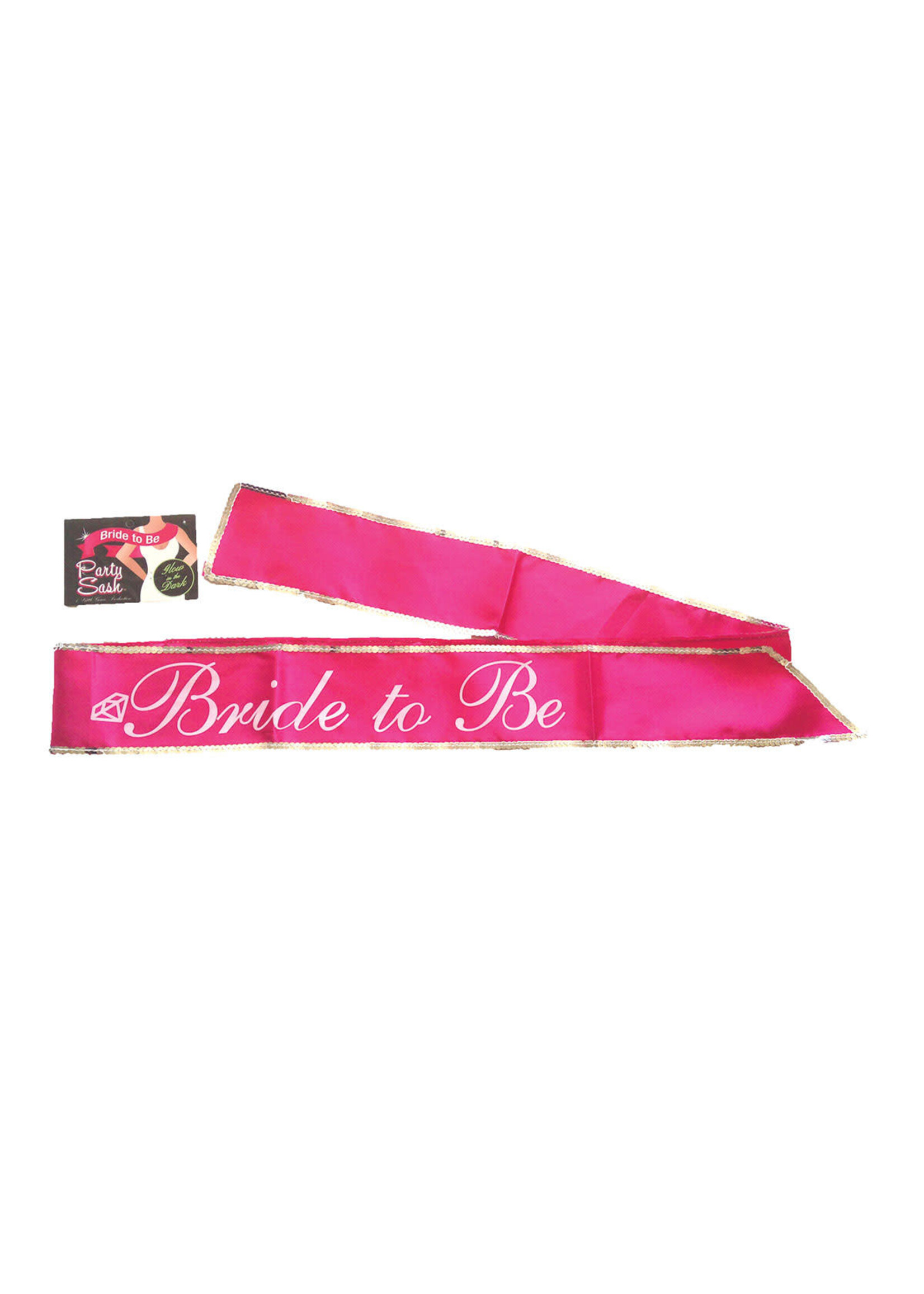 Bride to Be Glow in the Dark Sash – Hot Pink