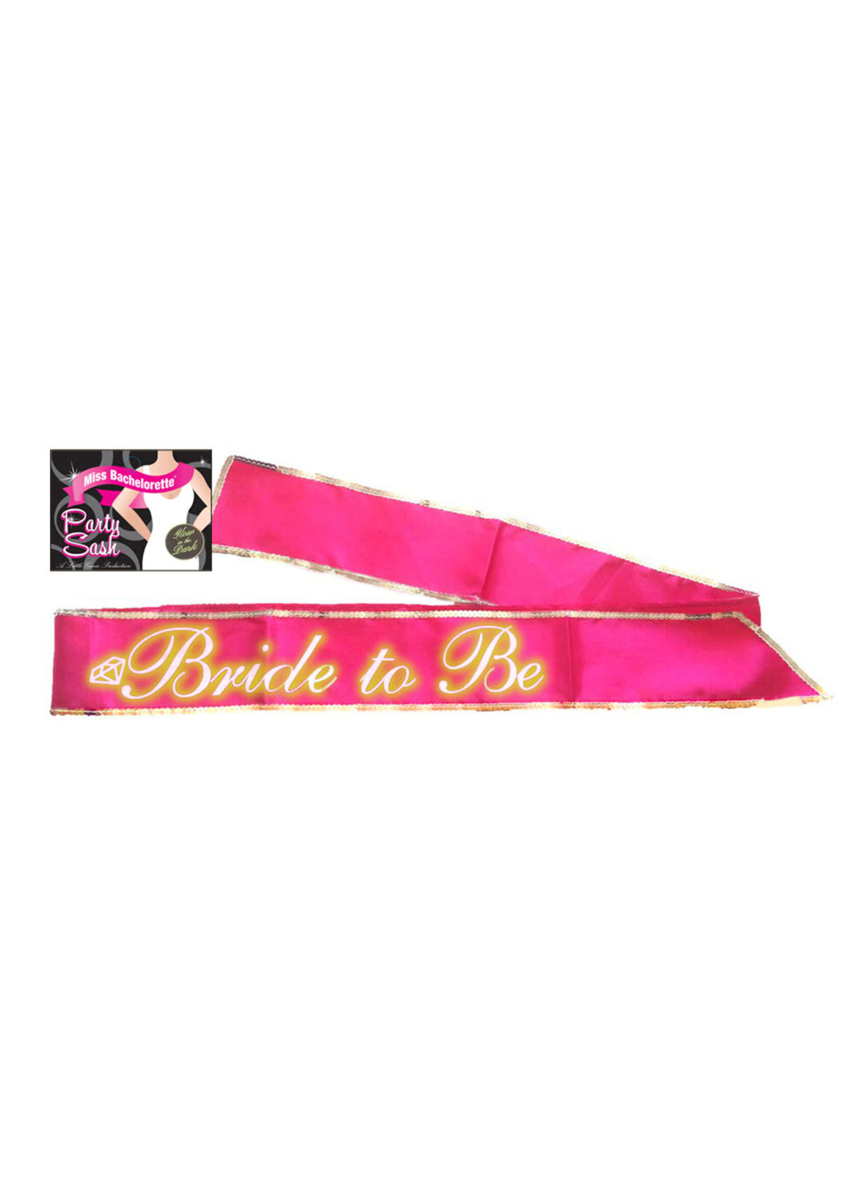 Bride to Be Glow in the Dark Sash – Hot Pink