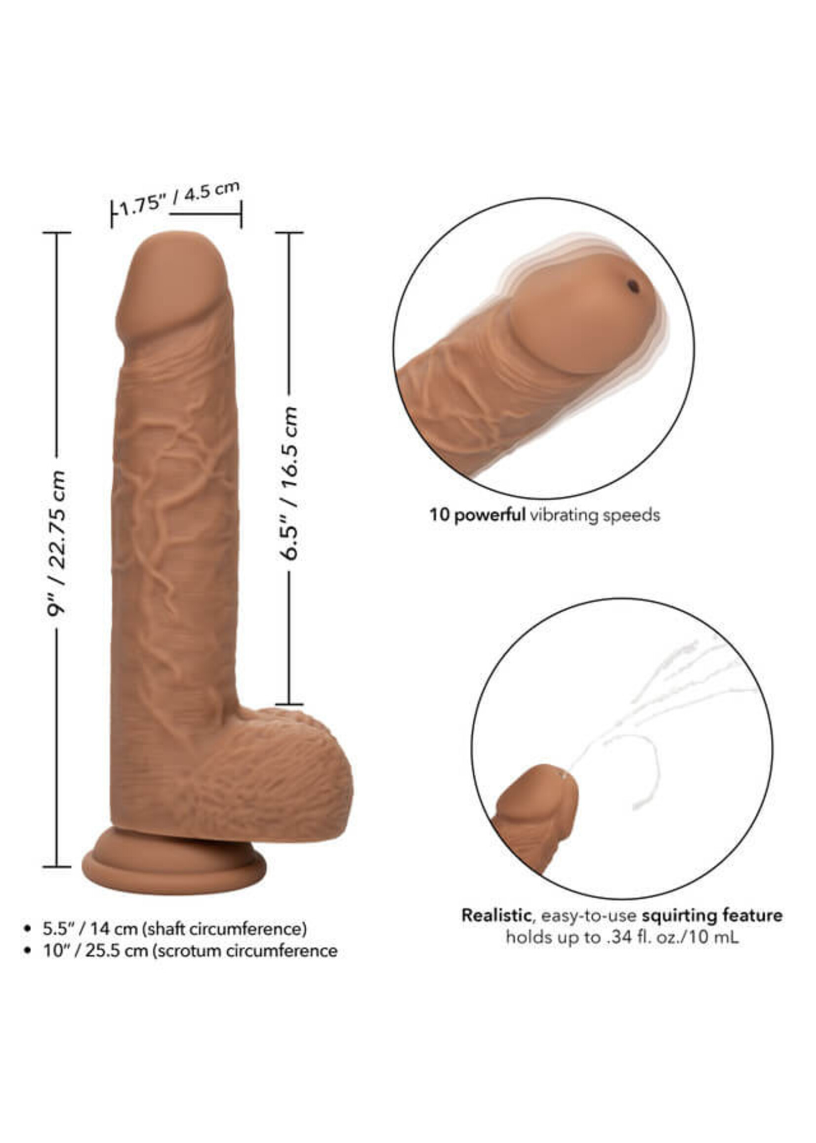 Squirting Fuck Stick- Brown