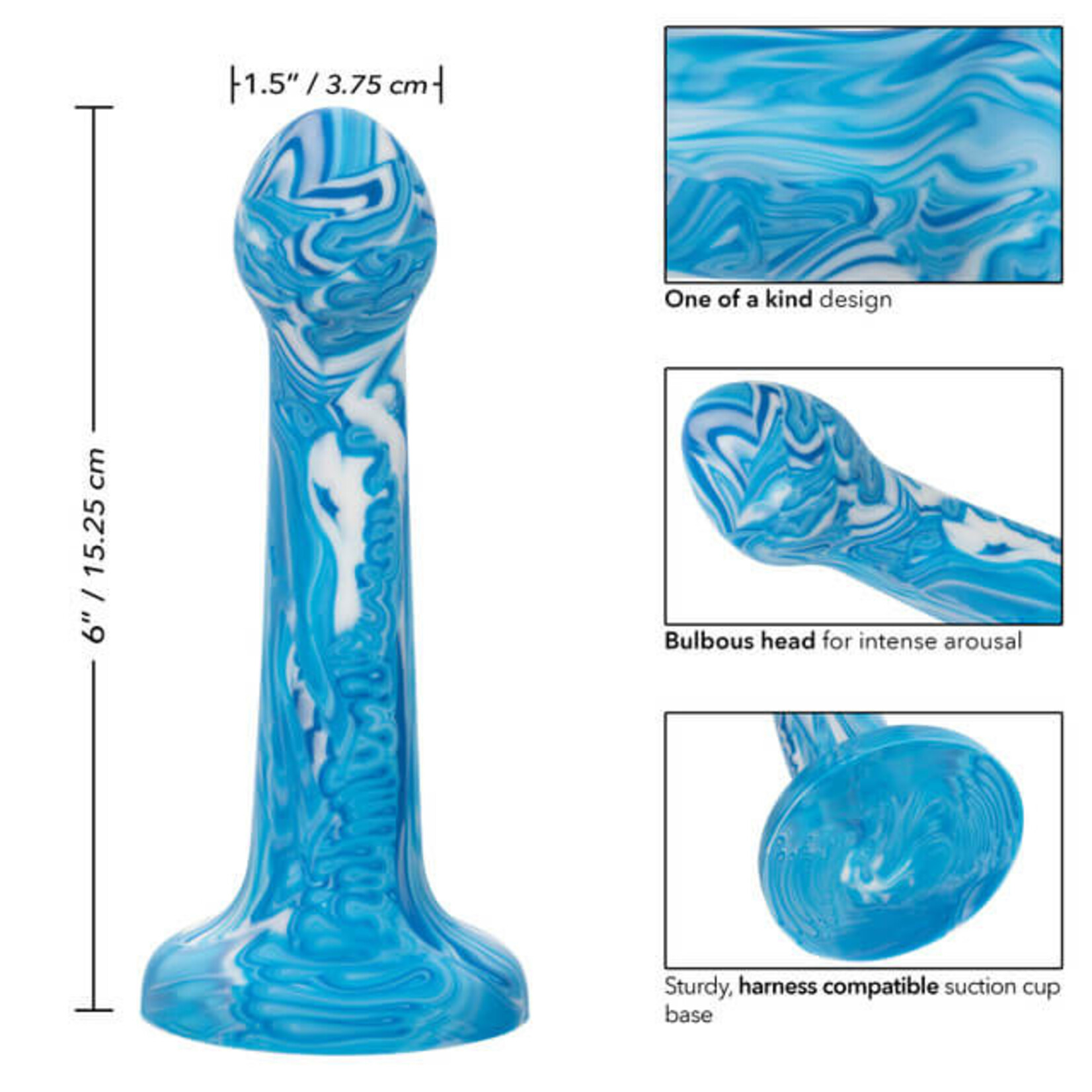 Twisted Love Twisted Love Twisted Bulb Tip Probe - Blue